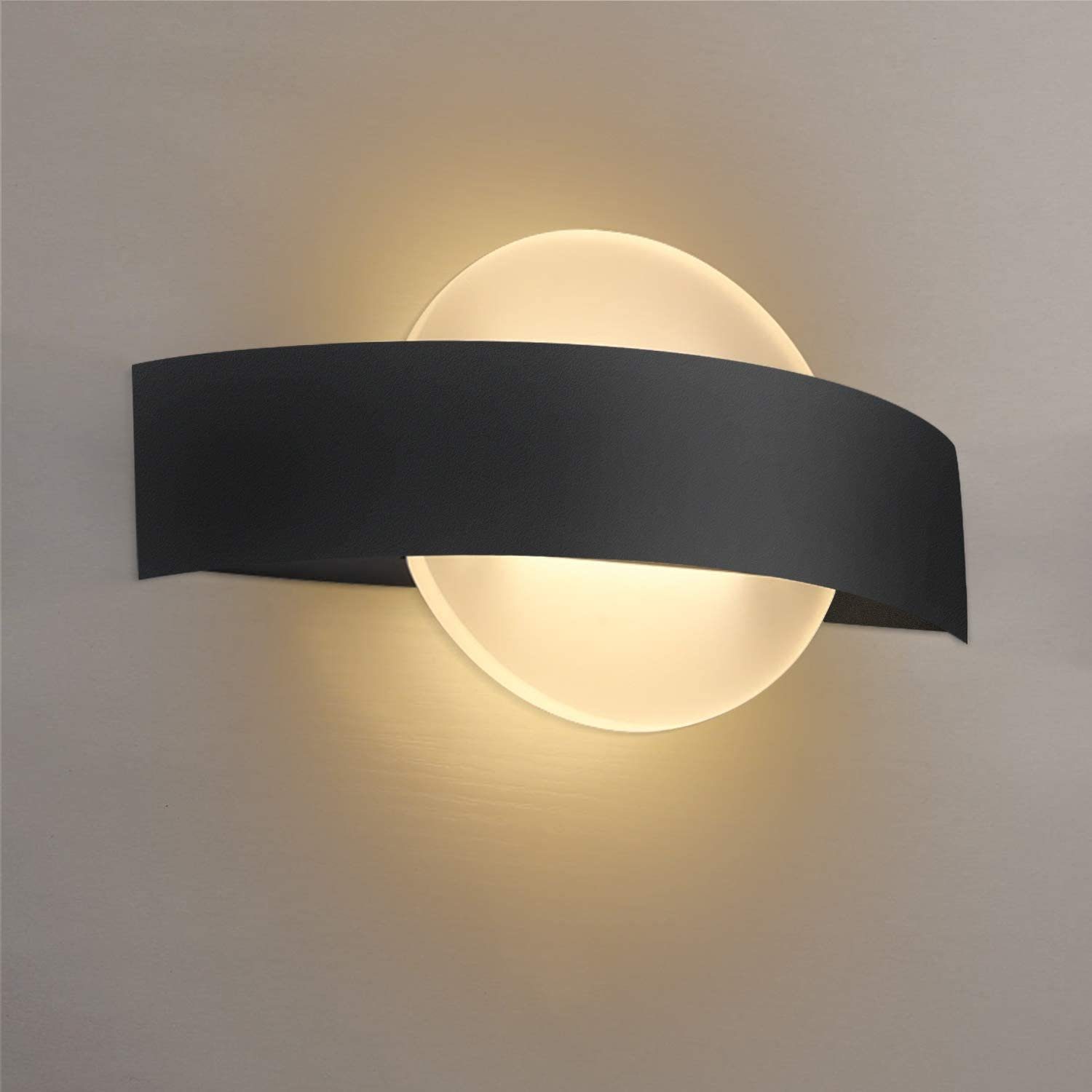 ZMH moderni LED-seinävalaisin - 6 W akryylinen lämmin valkoinen 3000 K