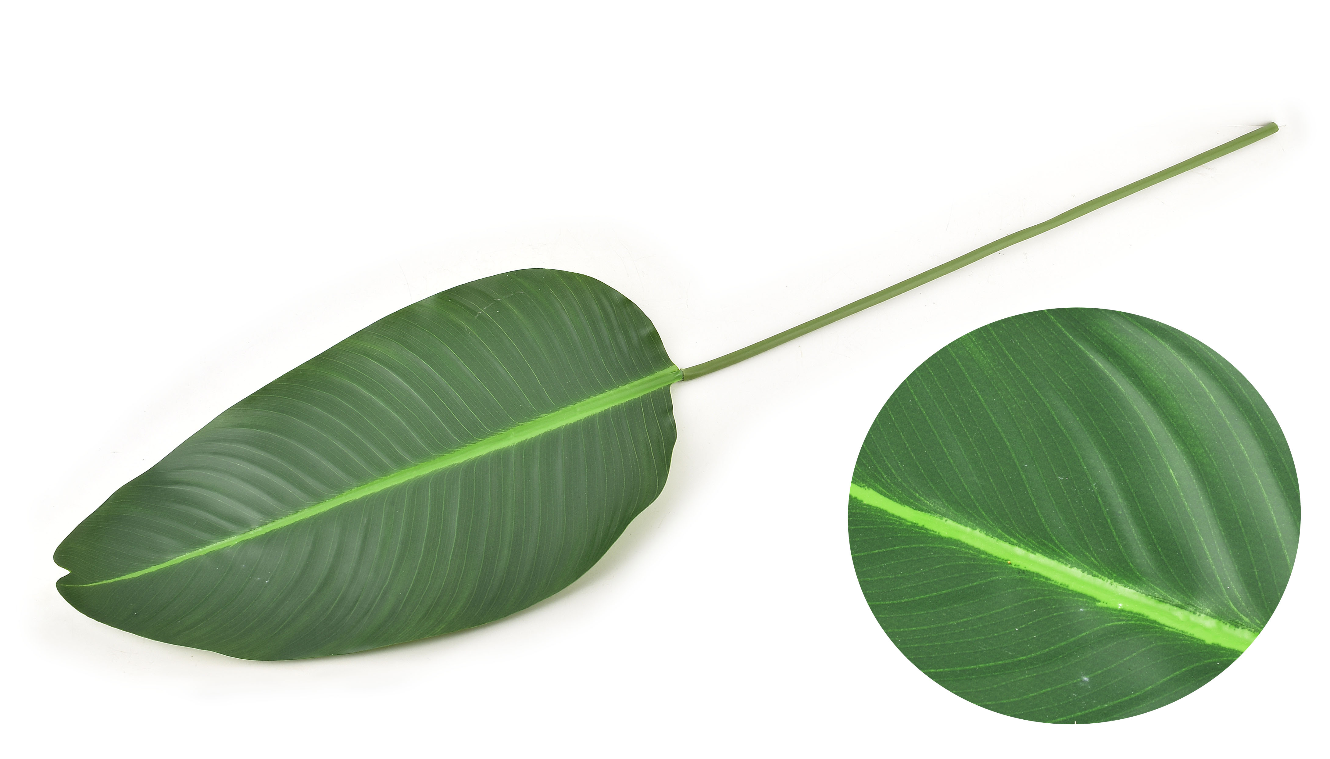 Tekokukka muovia VIRIDIIS Lehti 100 x 2,5 cm vihreä 1 kpl