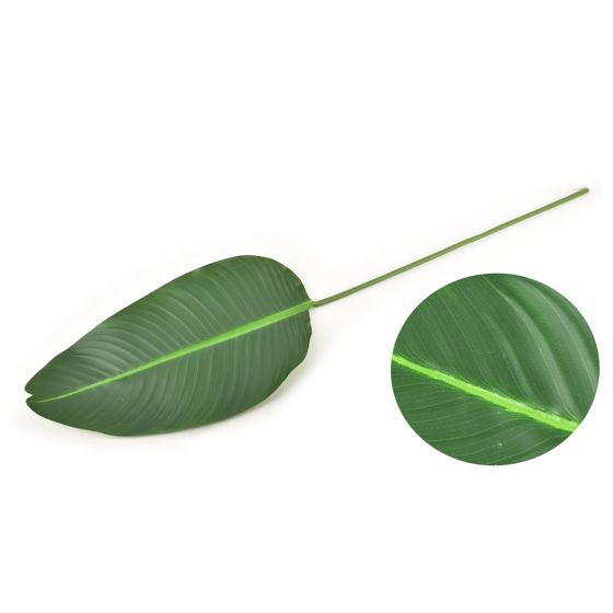 Tekokukka muovia VIRIDIIS Lehti 100 x 2,5 cm vihreä 1 kpl