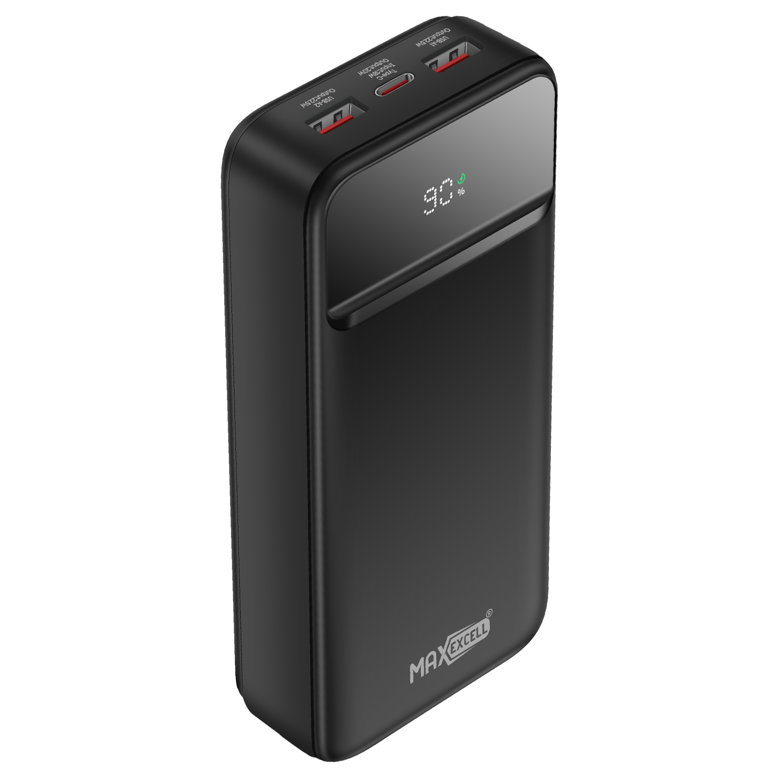 Varavirtalähde 20000mAh USB-C PD 20W / 2 USB 22.5W LCD