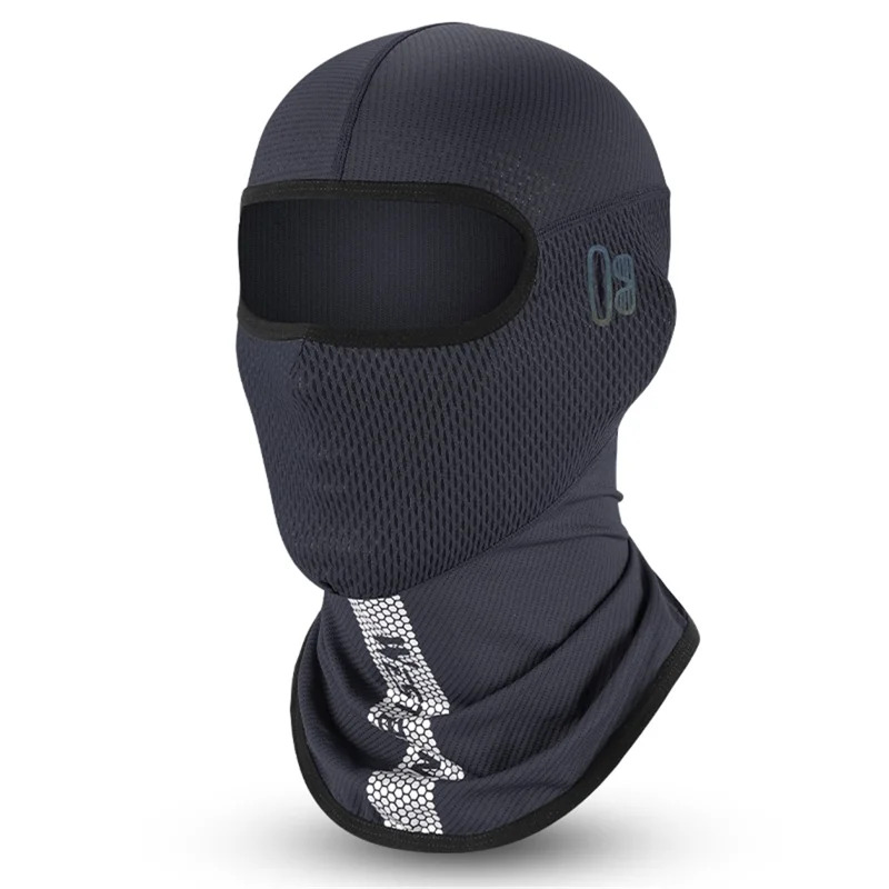 UV-suojattu hengittävä silkkihuivi pyöräilyyn ja kalastukseen - Harmaa