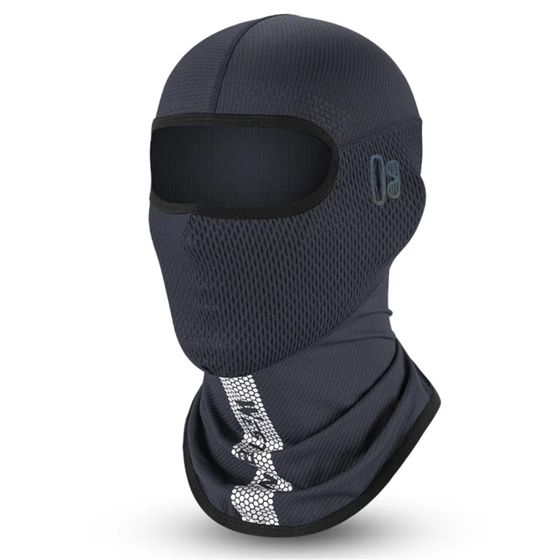 UV-suojattu hengittävä silkkihuivi pyöräilyyn ja kalastukseen - Harmaa