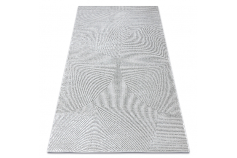 Matto BALANCE 0194 harmaa - Geometrinen, rakenteellinen, glamour