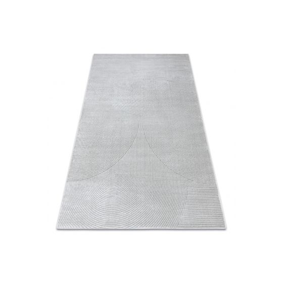 Matto BALANCE 0194 harmaa - Geometrinen, rakenteellinen, glamour