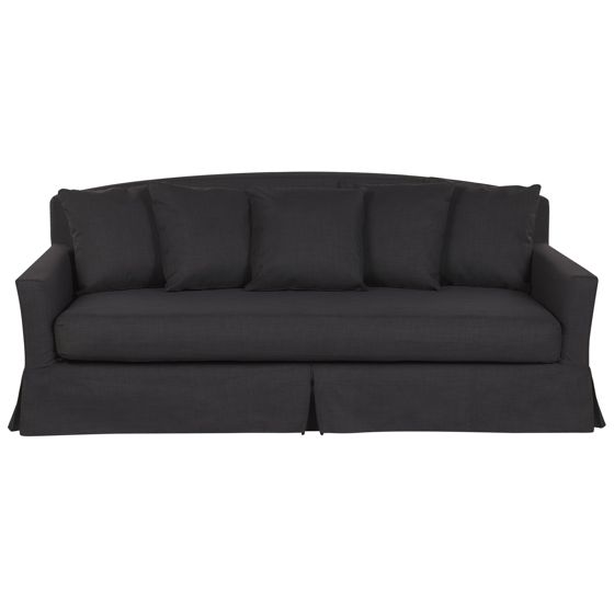 Sohva 3-istuttava GILJA kangas Musta