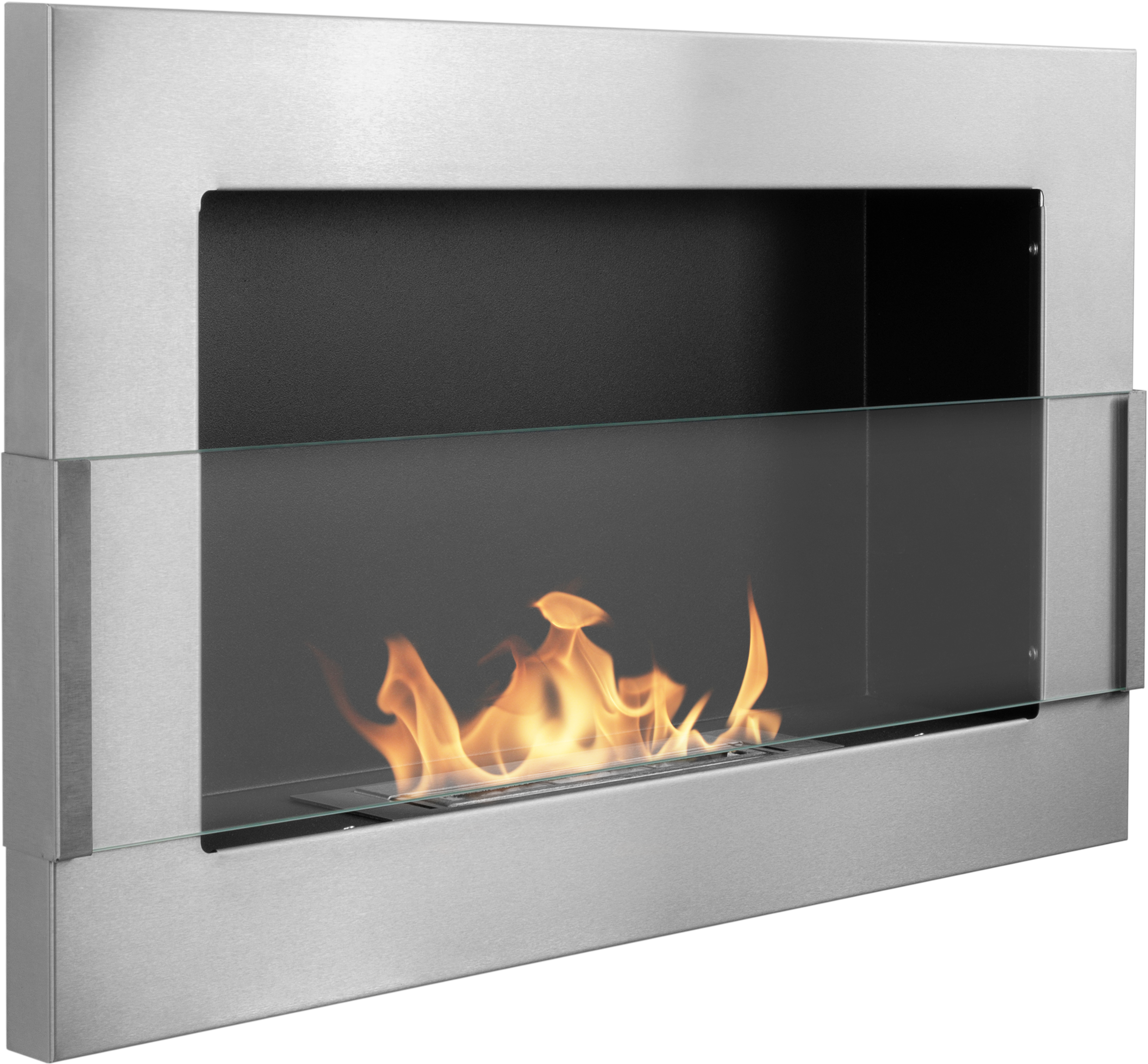 Biotakka seinälle 650 × 400 – ruostumaton teräs (Inox)
