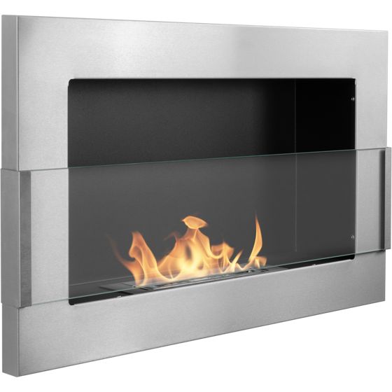 Biotakka seinälle 650 × 400 – ruostumaton teräs (Inox)