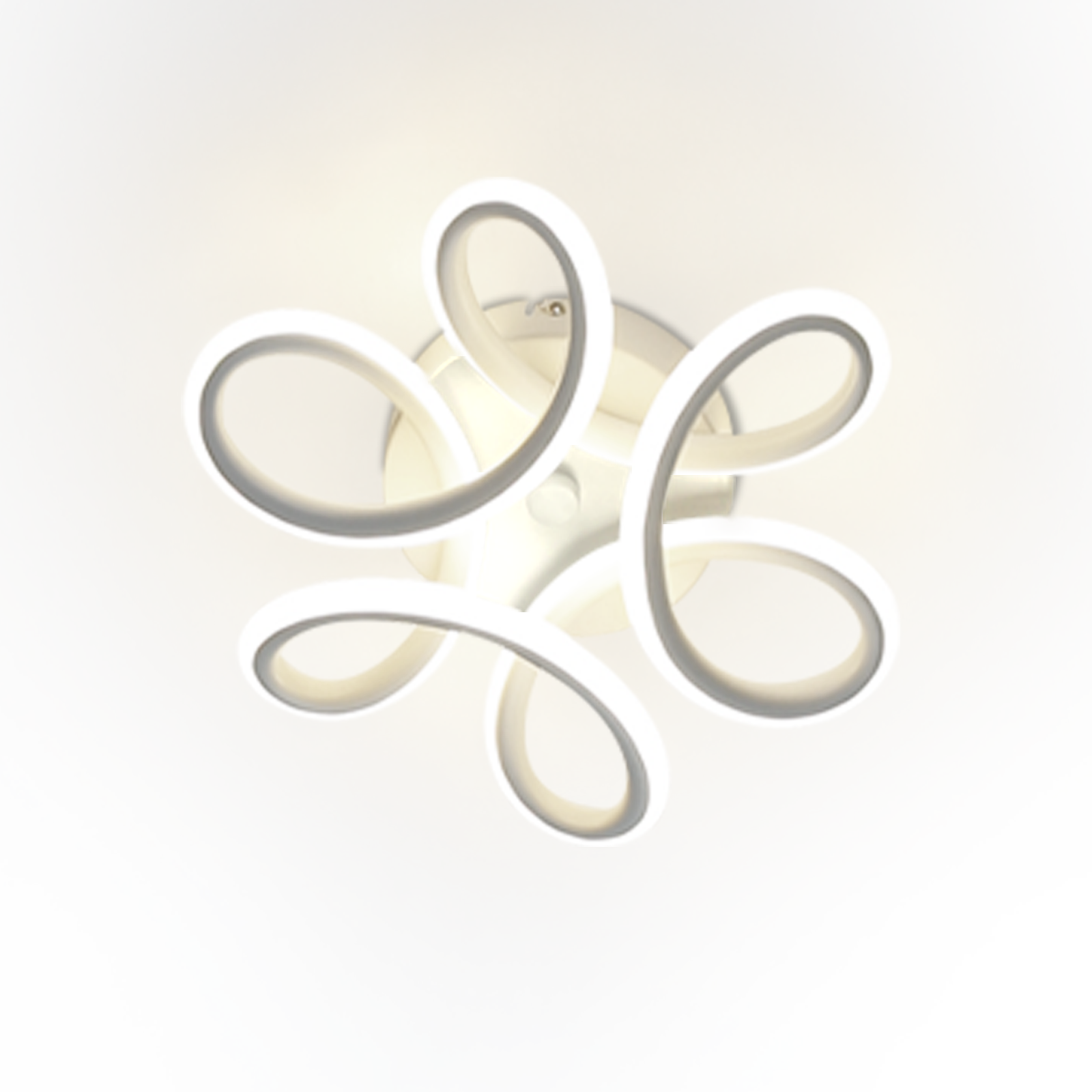 NETTLIFE LED - kattovalaisin, 17W, 3000K, 27*12cm, pieni, moderni, eteisen Valaisin, lämmin Valkoinen Valkoinen, geometrinen Kuvio, olohuoneeseen