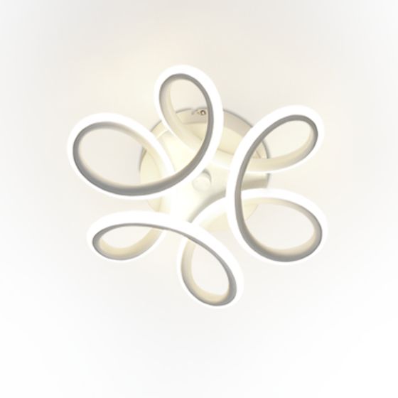 NETTLIFE LED - kattovalaisin, 17W, 3000K, 27*12cm, pieni, moderni, eteisen Valaisin, lämmin Valkoinen Valkoinen, geometrinen Kuvio, olohuoneeseen