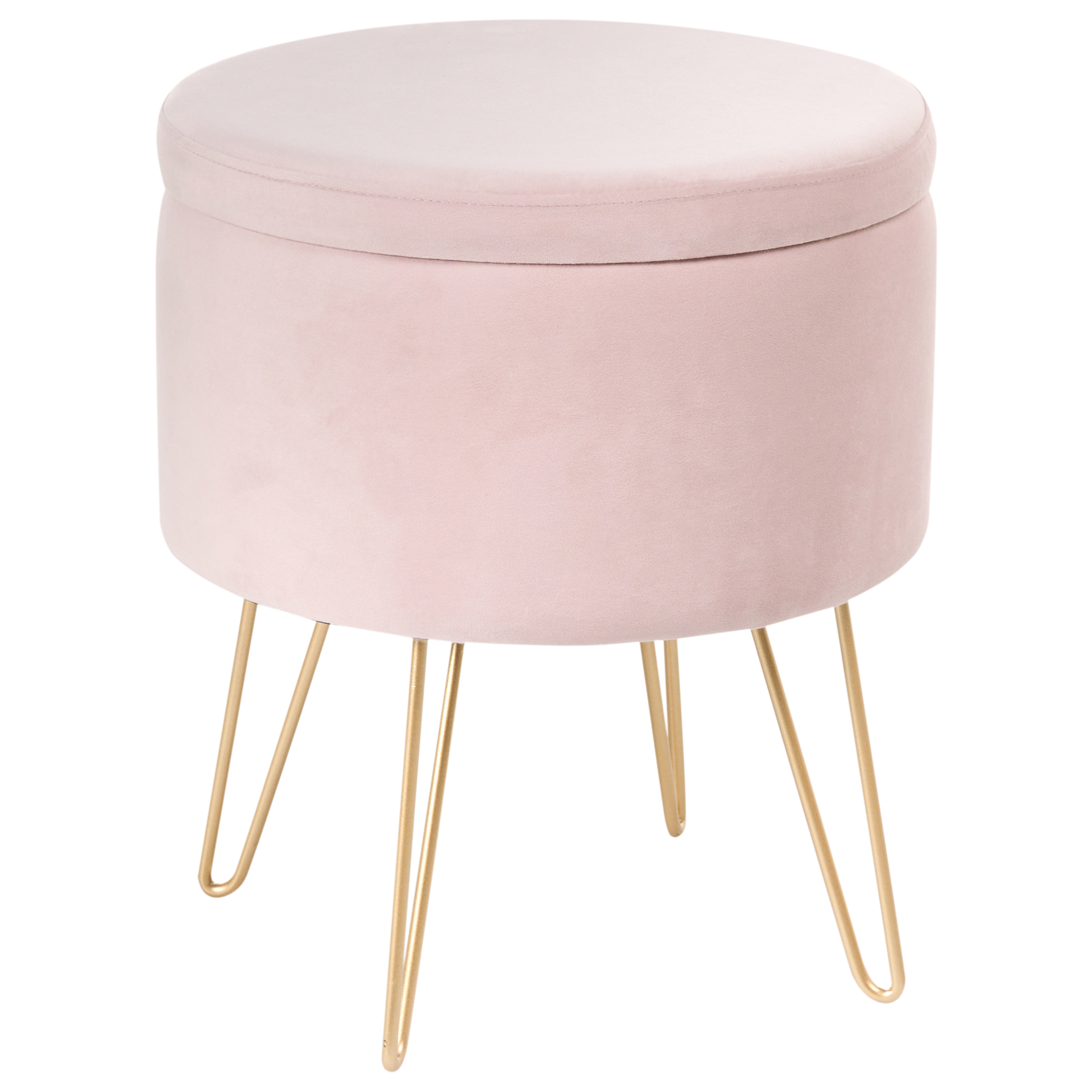 Säilytysrahi SILAS sametti Pastellipinkki