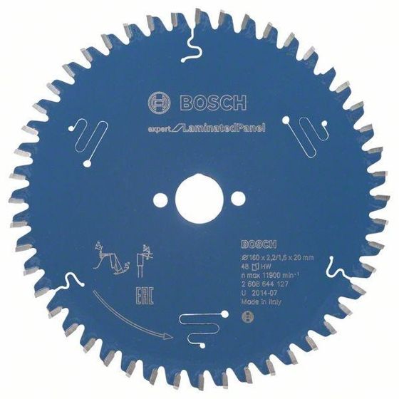 Bosch Expert for Laminated Panel -Pyörösahanterä 160x20x2,2 mm, 48 hammasta