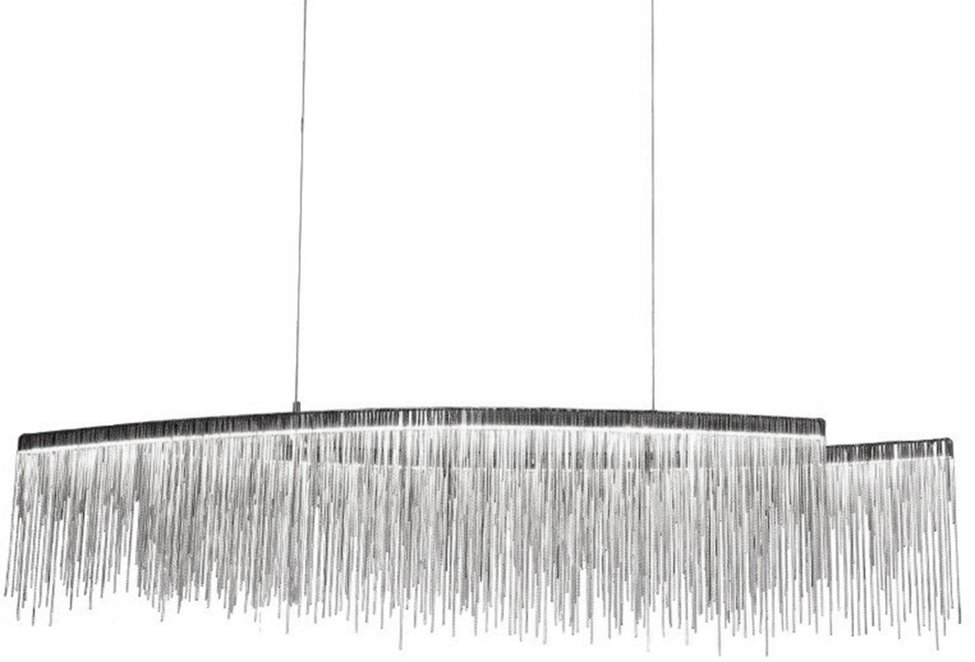 TOOLIGHT riippuva kattovalaisin APP891-CP CHAIN harmaa, 100x100x102,5cm