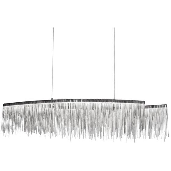 TOOLIGHT riippuva kattovalaisin APP891-CP CHAIN harmaa, 100x100x102,5cm