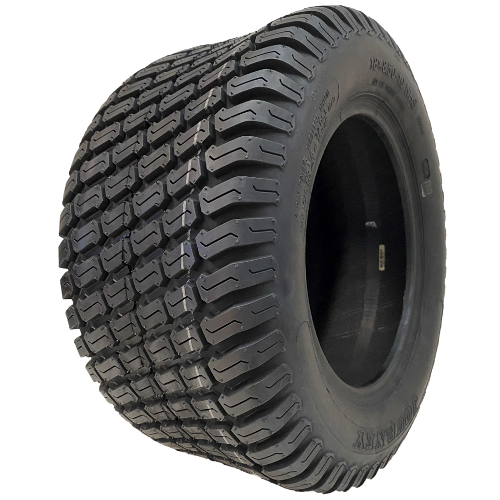 18x8,50-10 ruohonleikkurin rengas, 4-kerroksinen Multi Turf -takarengas, P332, Wanda, kantavuus 360 kg
