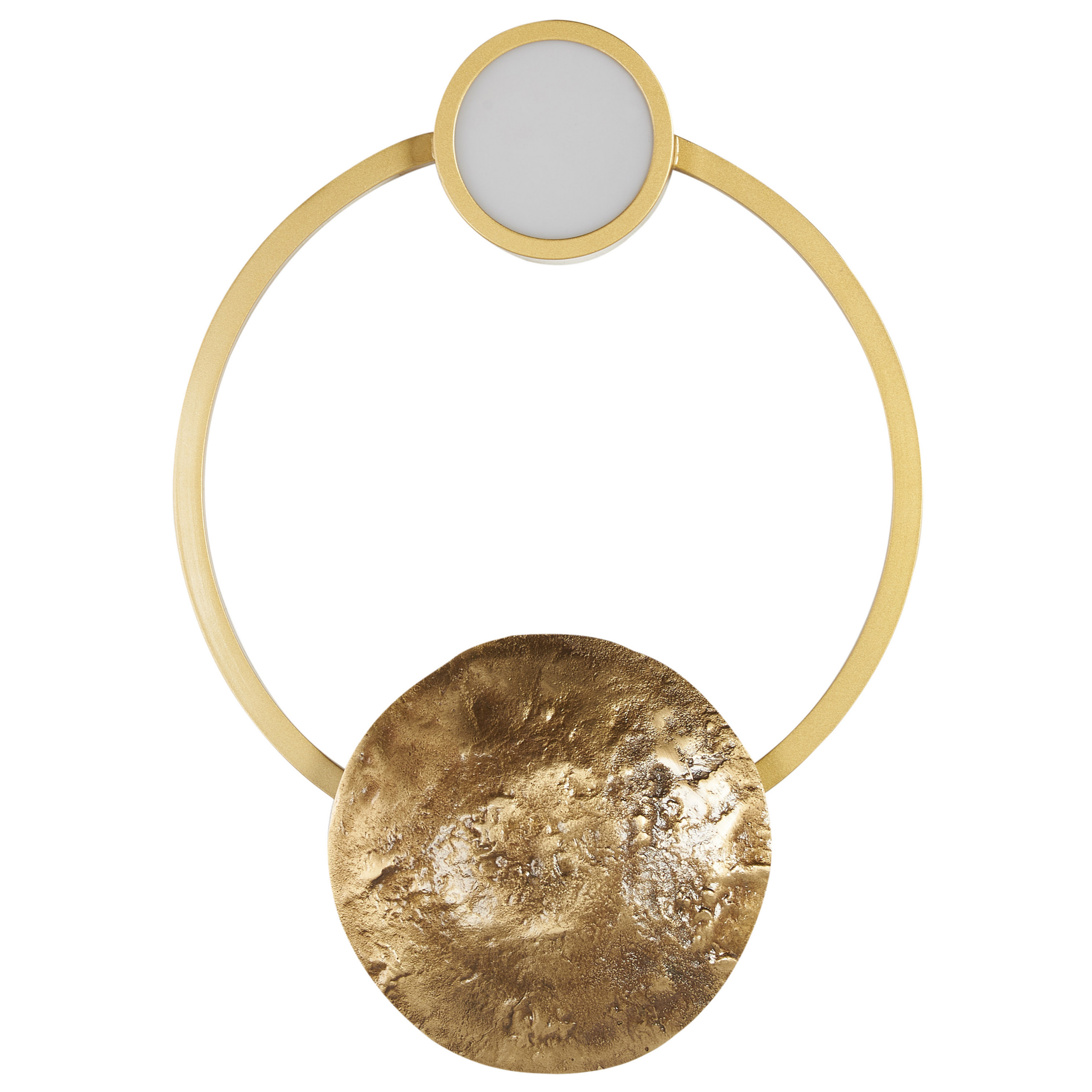 LED-seinävalaisin PONUGA metalli Kulta