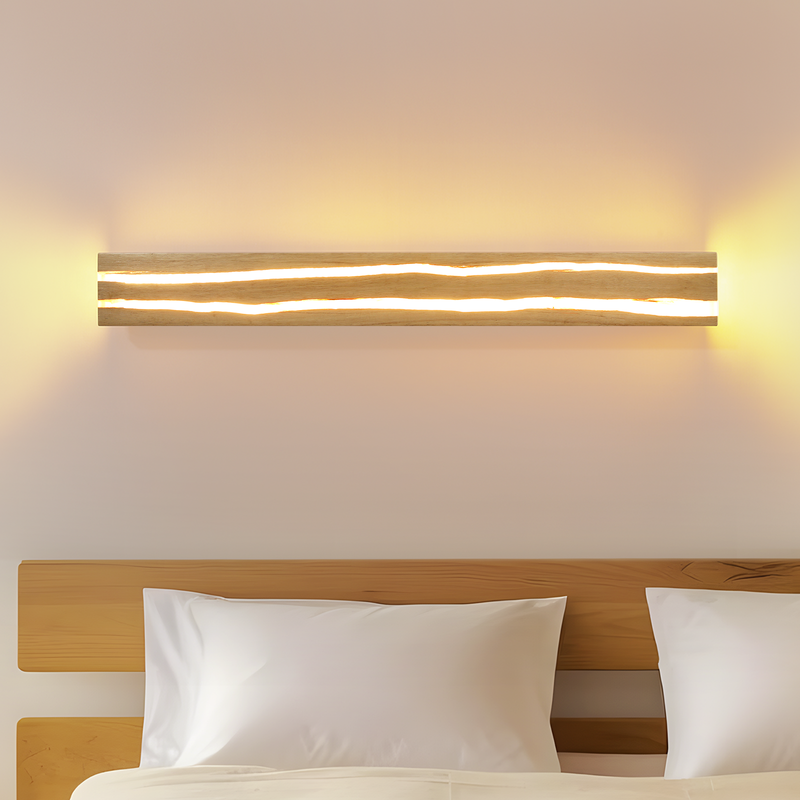 NETTLIFE LED-seinävalaisin puu, 80 cm, 13 W lämmin valkoinen 3000 K, nykyaikainen (lamput sisältyvät)