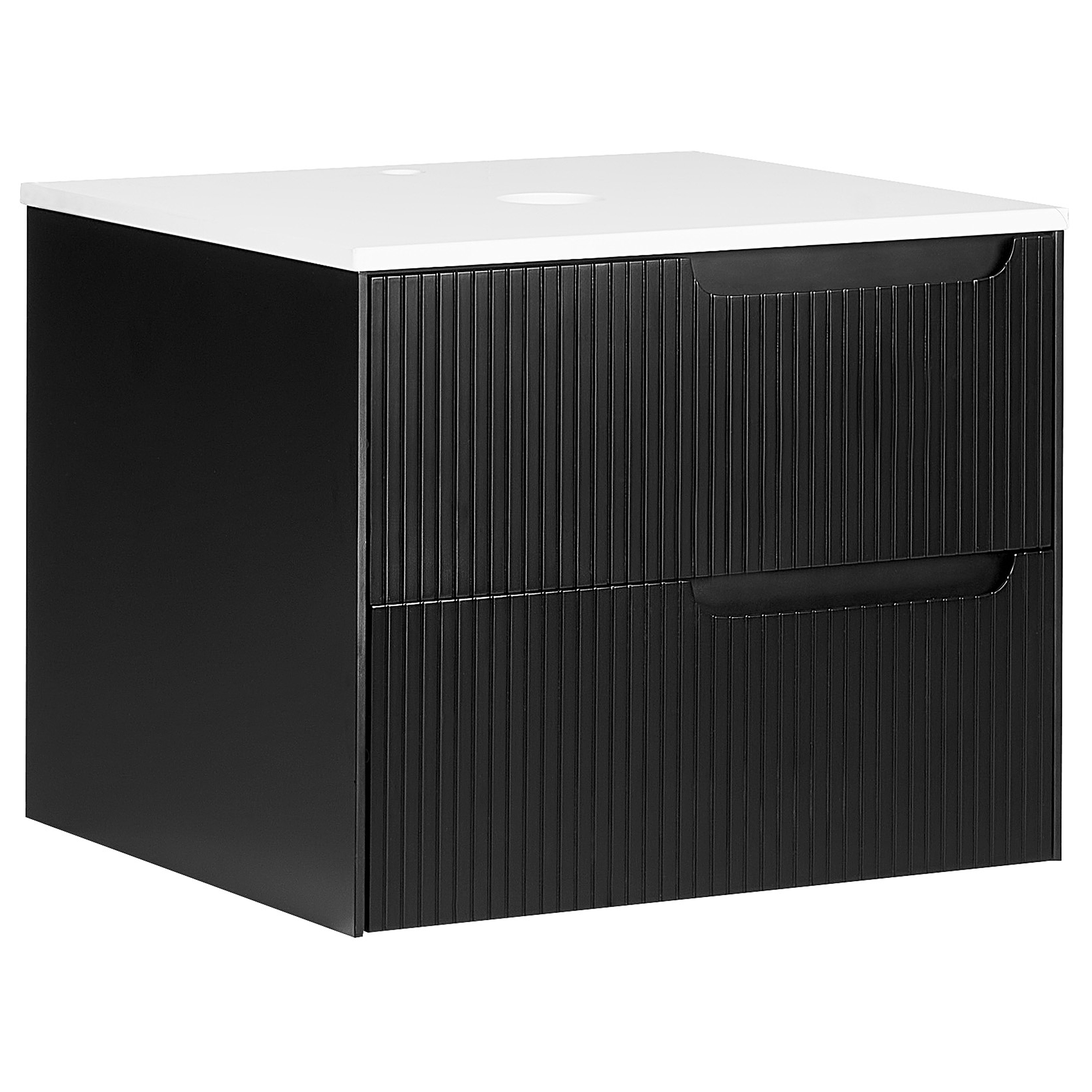 Seinäallaskaappi QUINTELA 60 cm Musta