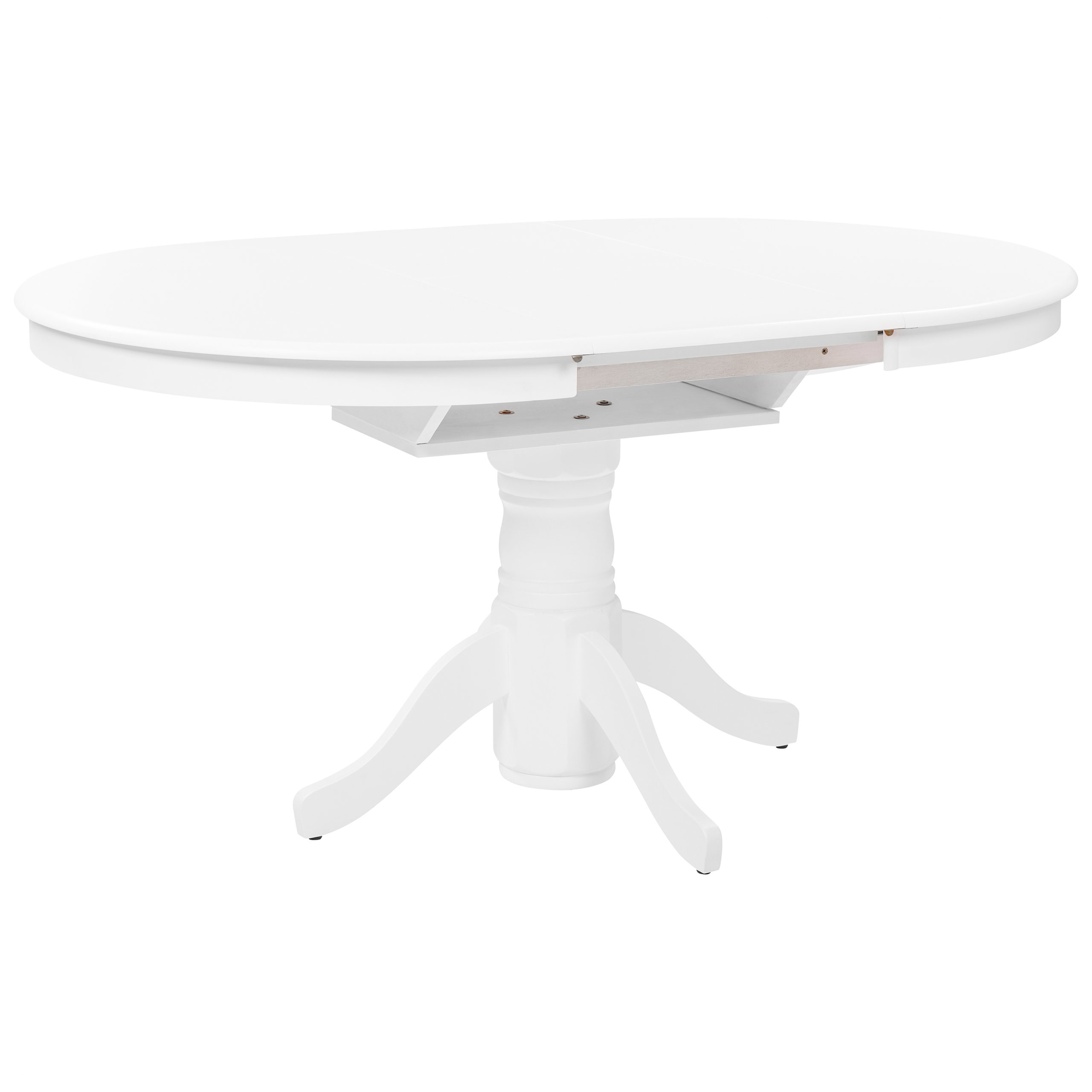 Jatkettava ruokapöytä AKRON Valkoinen 106/150 cm 106 cm