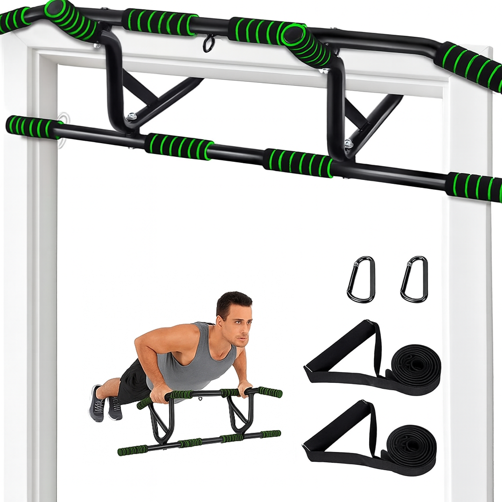 NETTLIFE leuanvetotanko, karmiin kiinnitettävä leuanvetotanko, kantavuus 200 kg