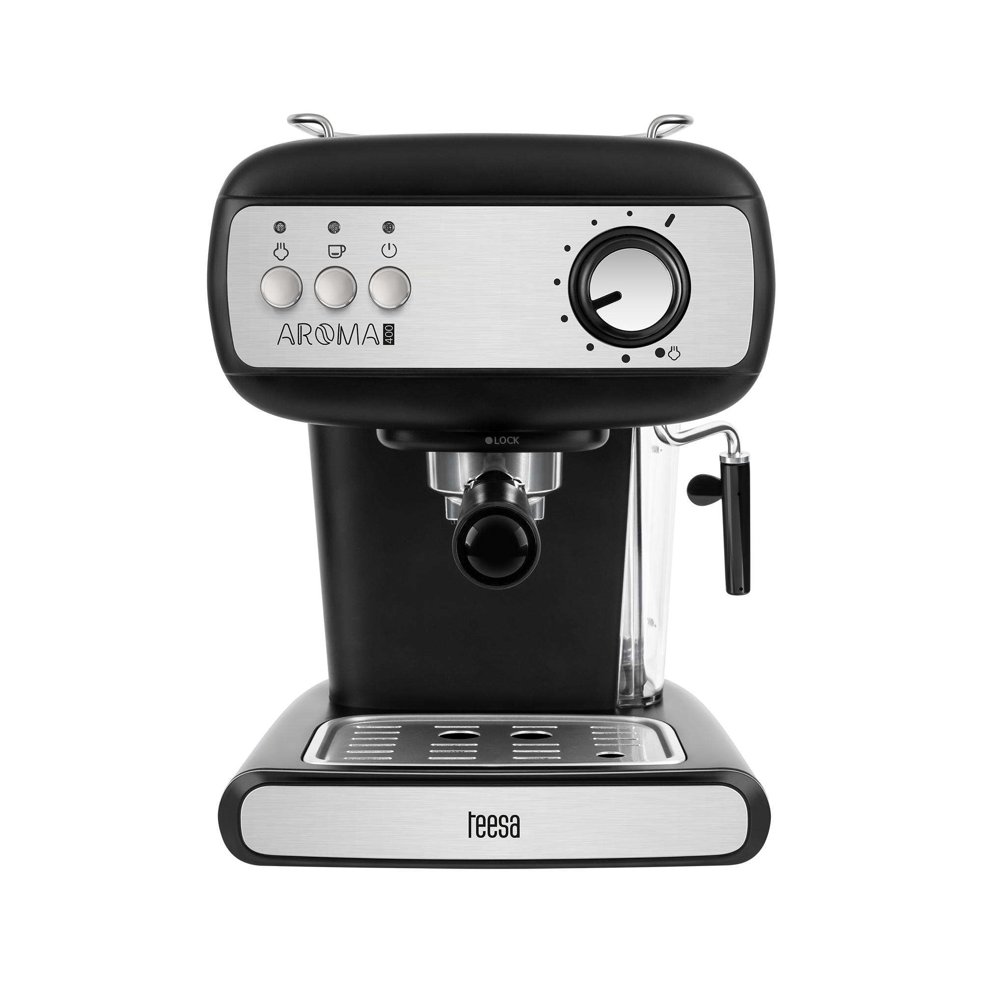 Teesa Aroma 400 painekahvinkeitin vaahdottimella 15 bar 850W