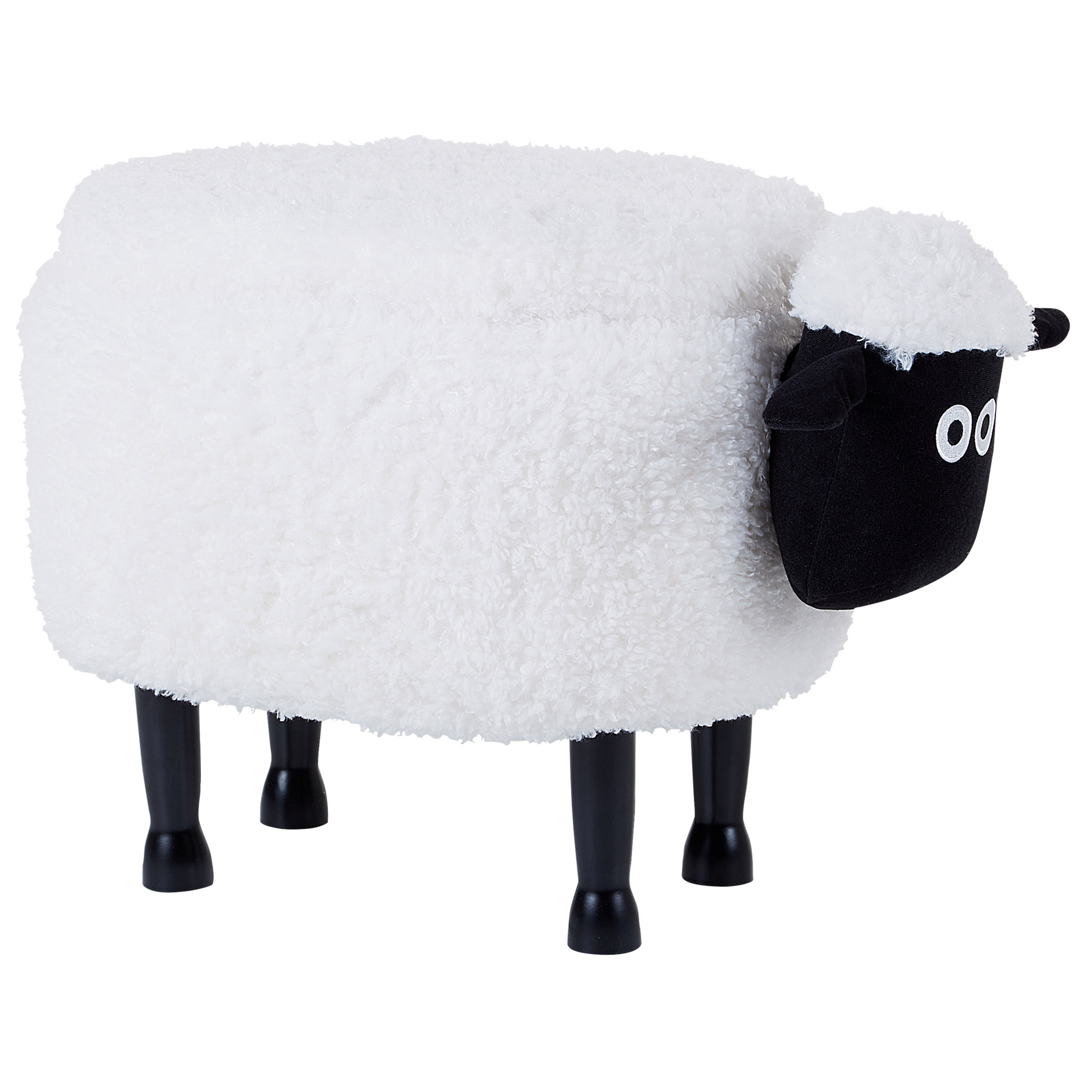 Eläinjakkara säilytystilalla SHEEP Lammas Kangas Valkoinen