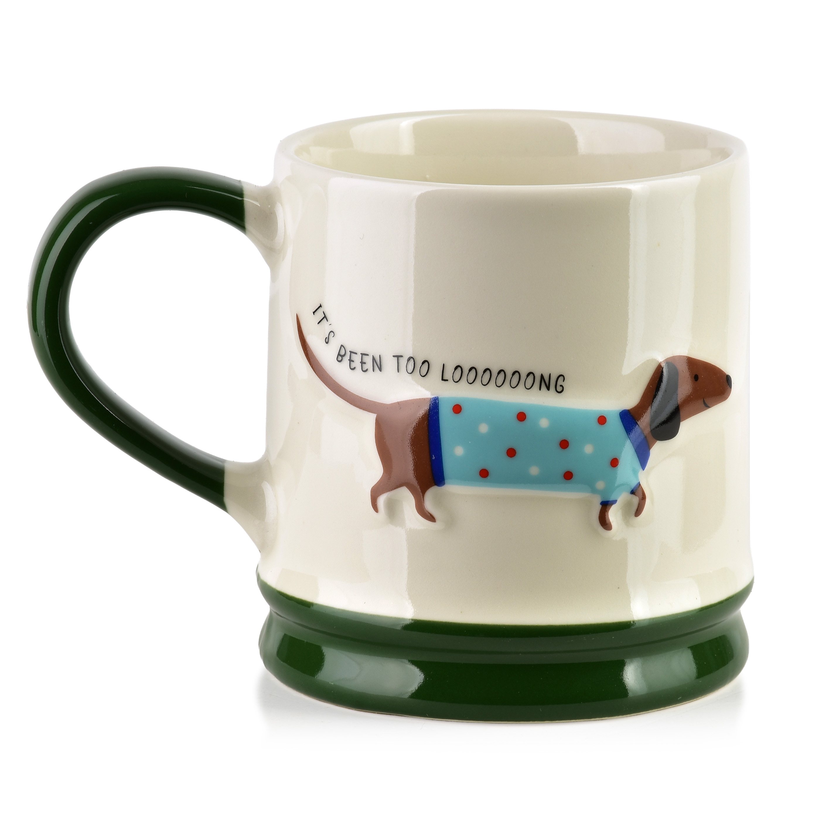 Muki posliini AFFEKDESIGN DOXIE 8x12,3x9,2 cm musta 1 kpl