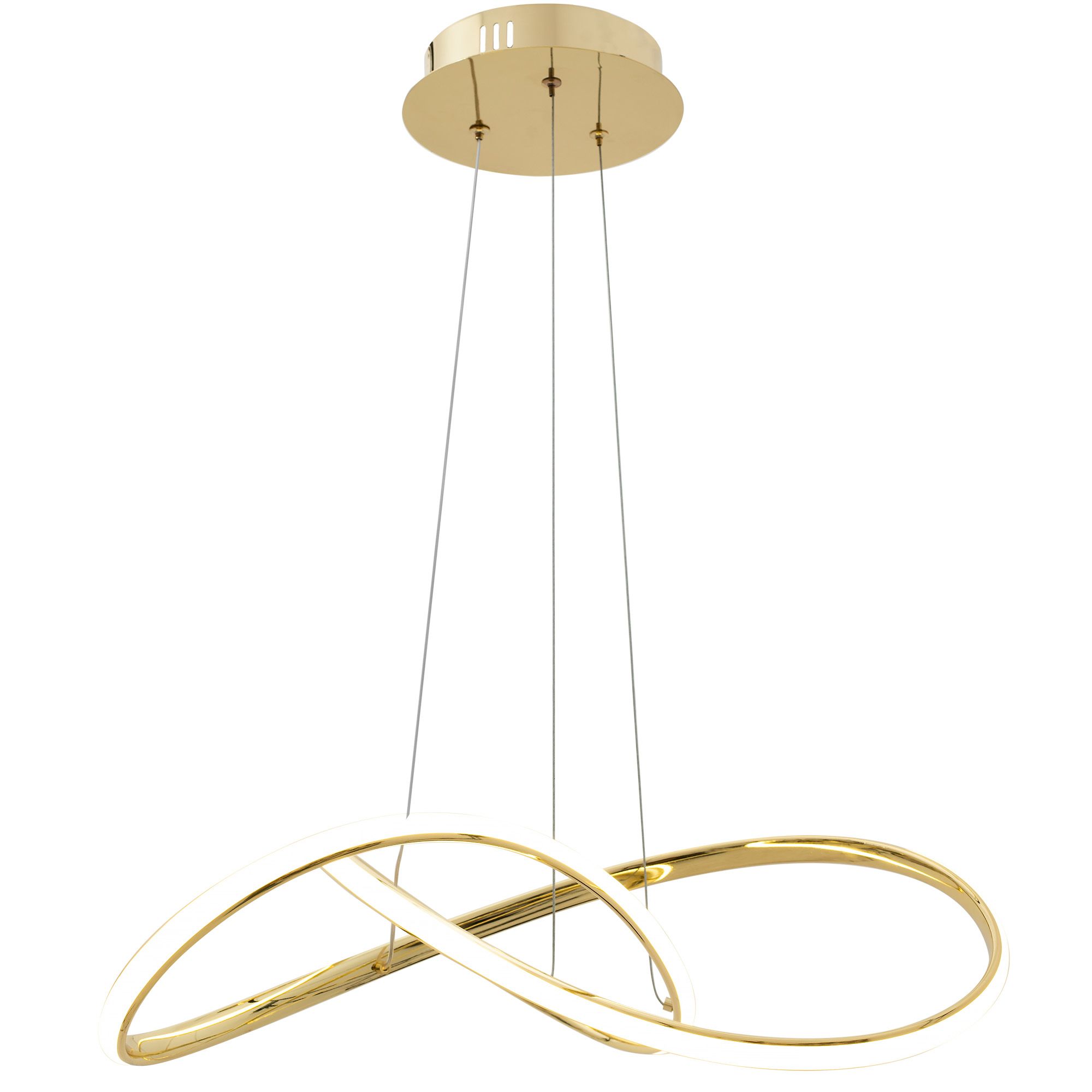 TOOLIGHT riippuva kattovalaisin LED APP1601-CP kulta, 56x55x16cm