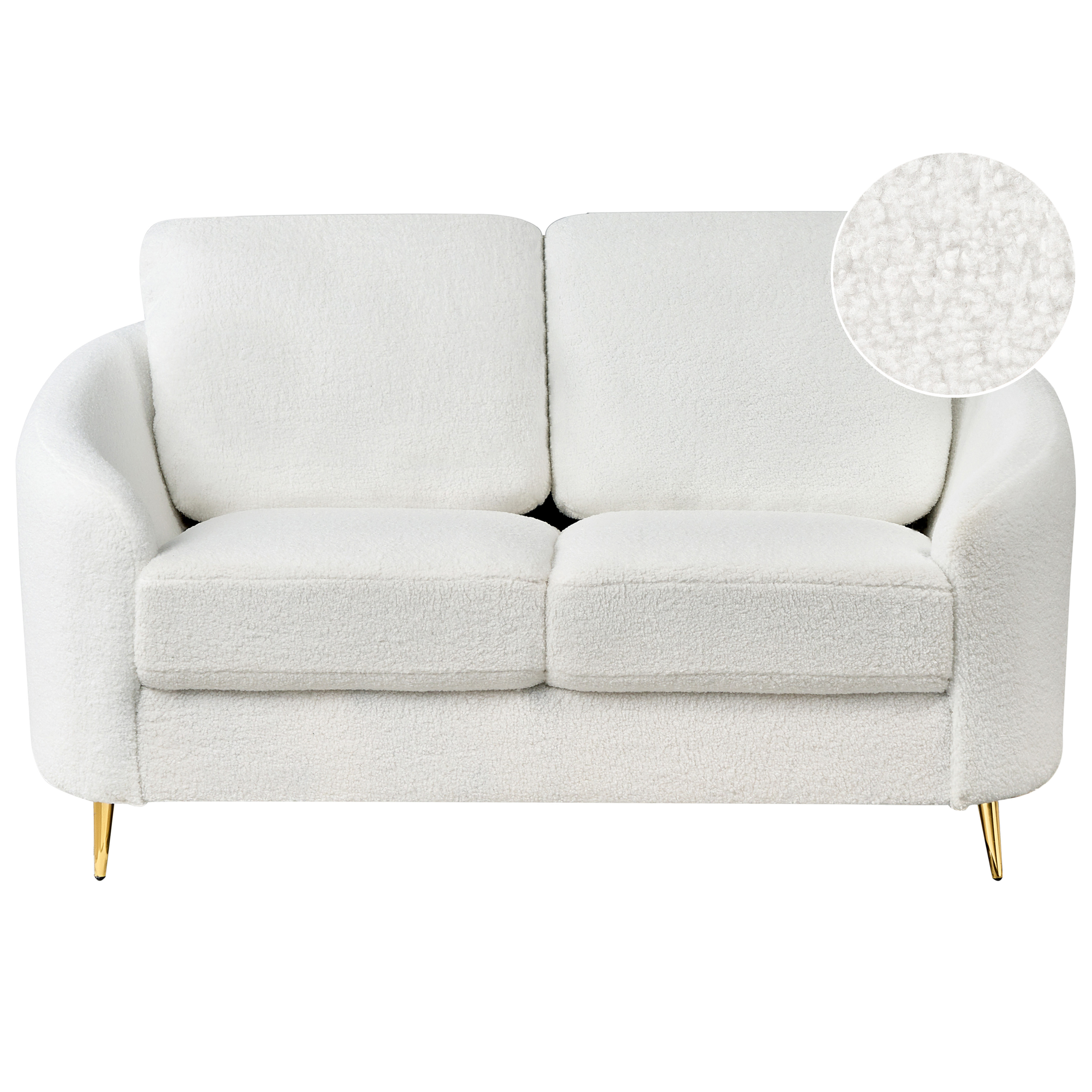 Sohva 2-istuttava TROSA buklee Valkoinen