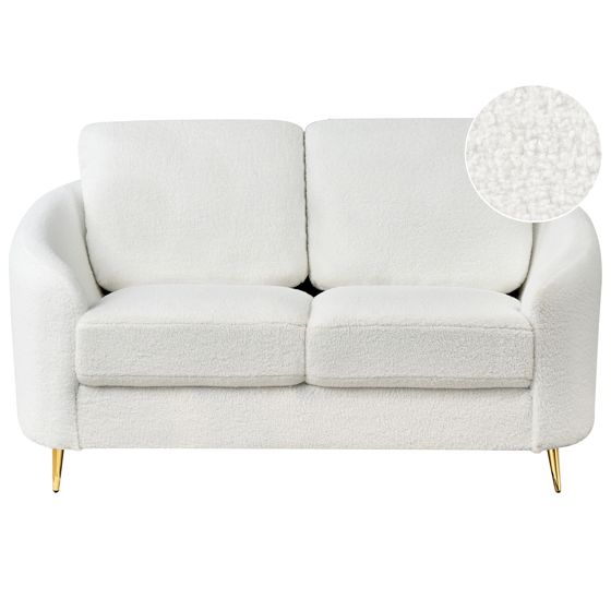 Sohva 2-istuttava TROSA buklee Valkoinen