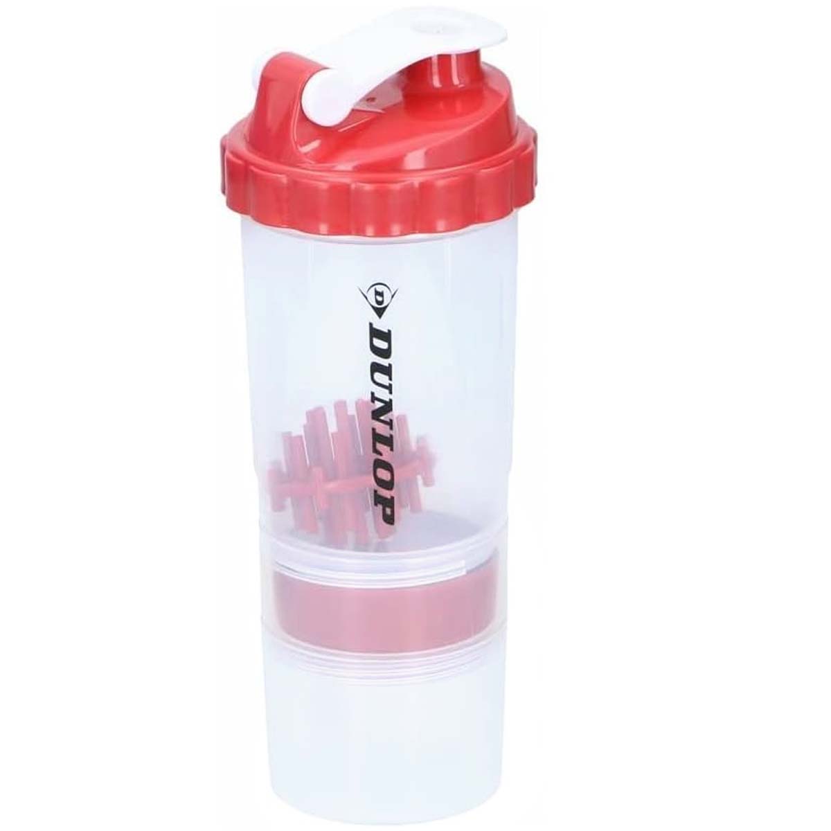Urheilupullo 550 ml Shaker sulkimella