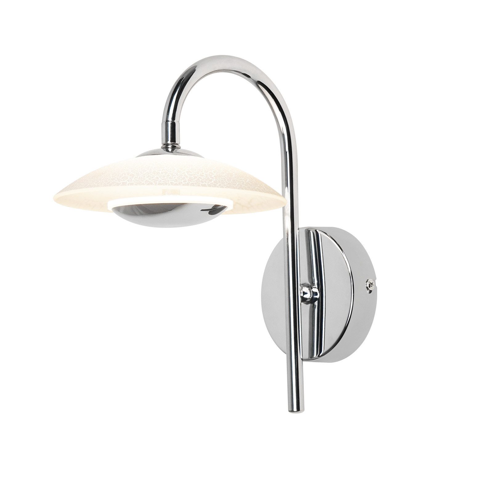 NETTLIFE moderni LED-seinävalaisin sisävalaistukseen, käytävävalaistus, 3000K, lasia, hotellin portaikkoon