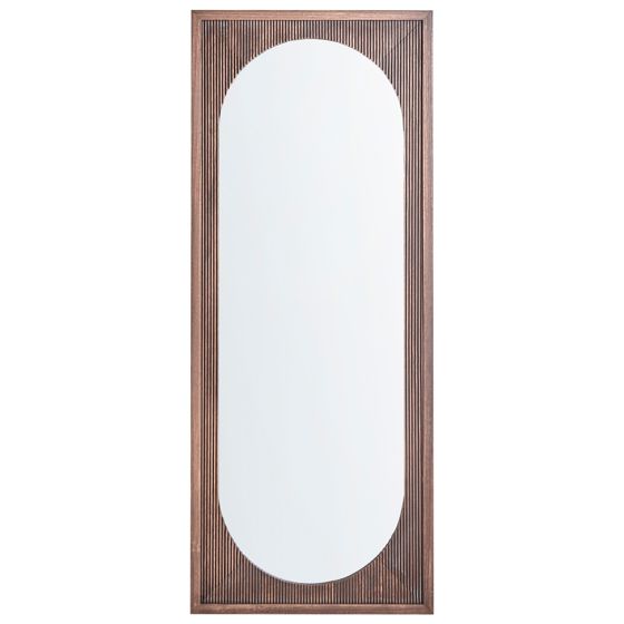 Seinäpeili LUNAS 80 cm 200 cm Keisaripuu Ruskea