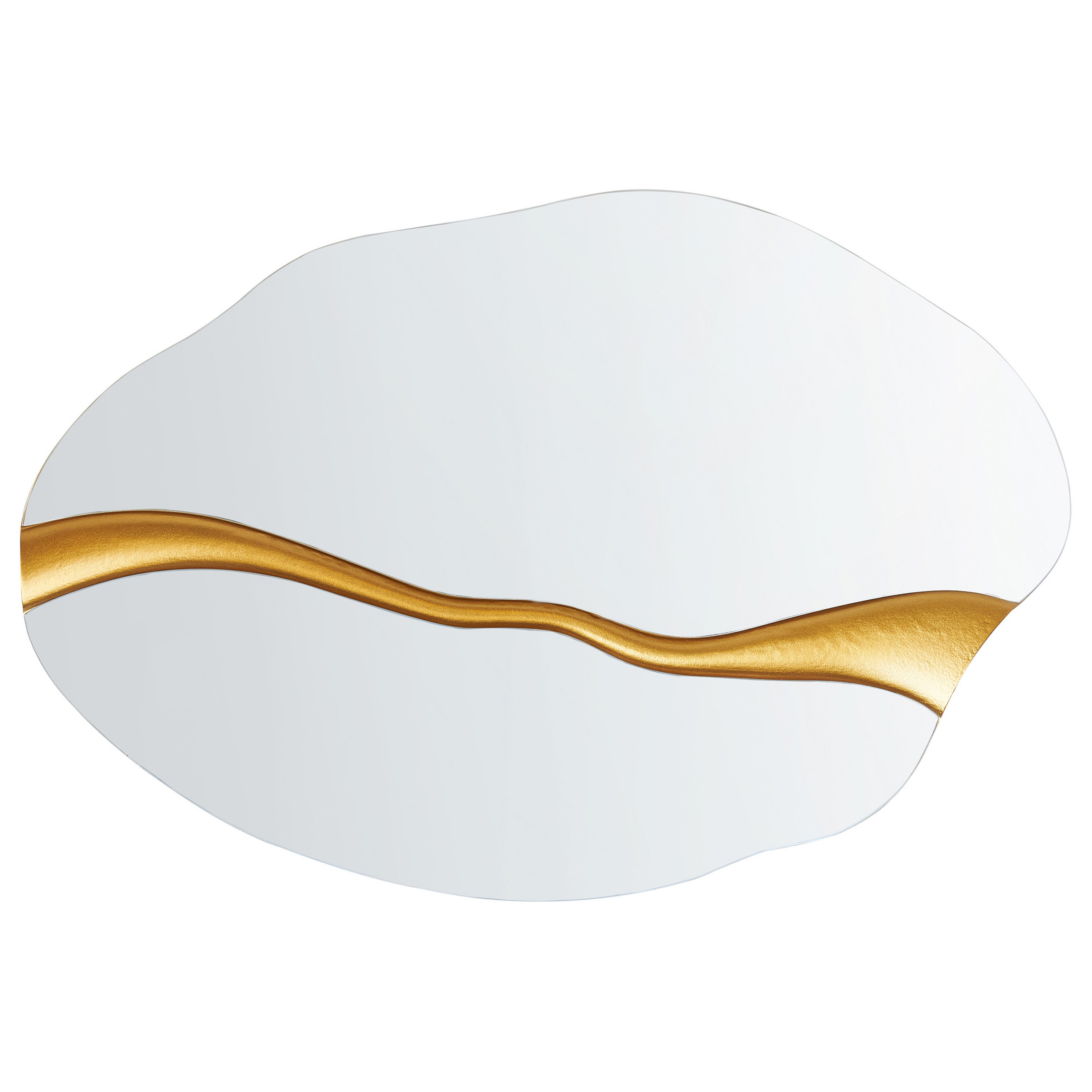 Seinäpeili POIVRES 90 cm 60 cm Kulta