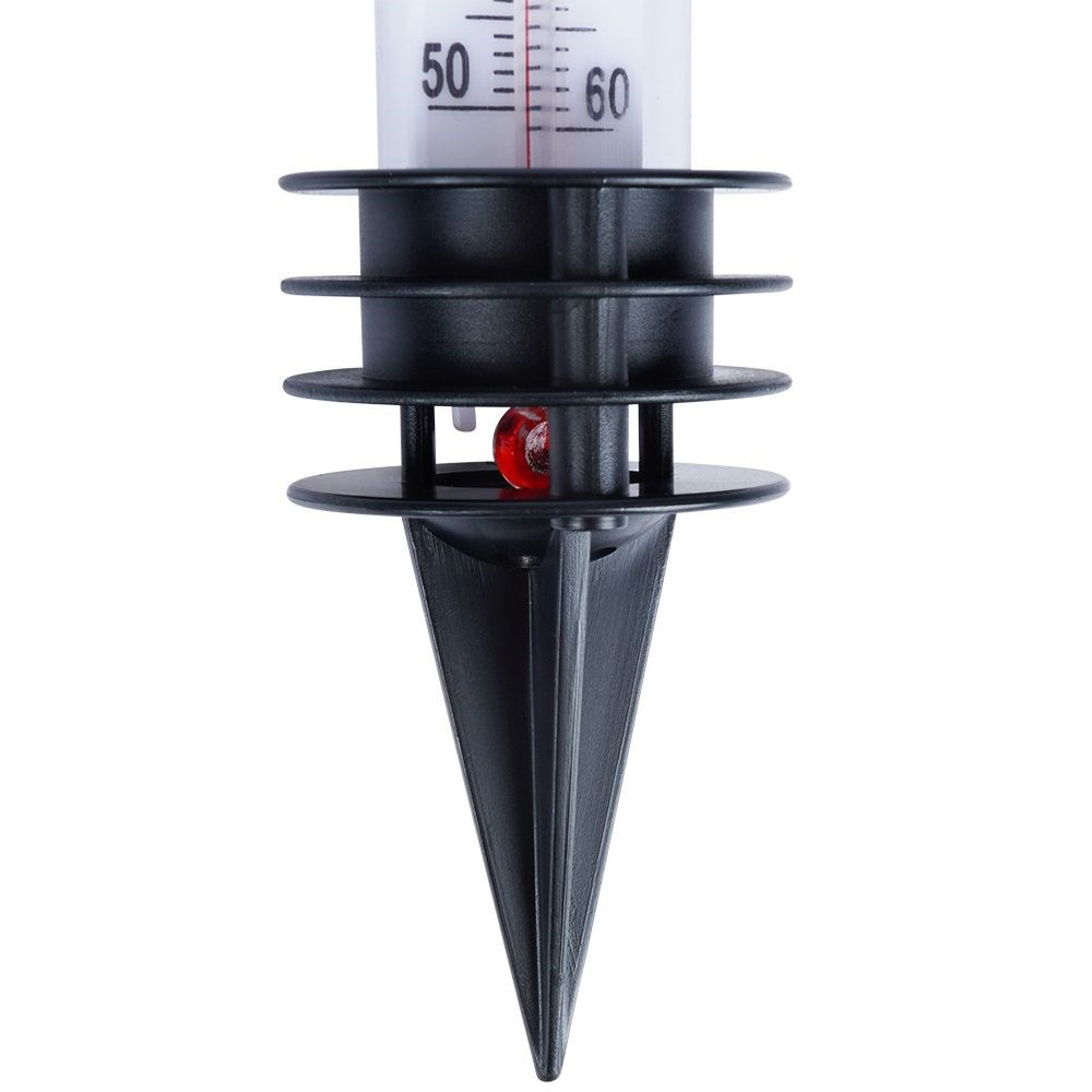 Valkoinen ulkoinen lämpömittari, sisäänrakennettu, 23 cm