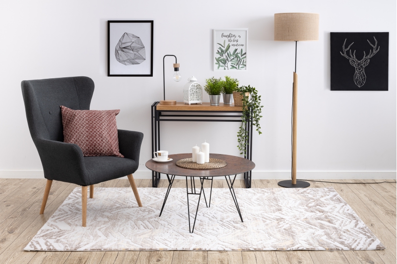 Matto AKRYYLI DIZAYN 121 beige / keltainen 80x300 cm