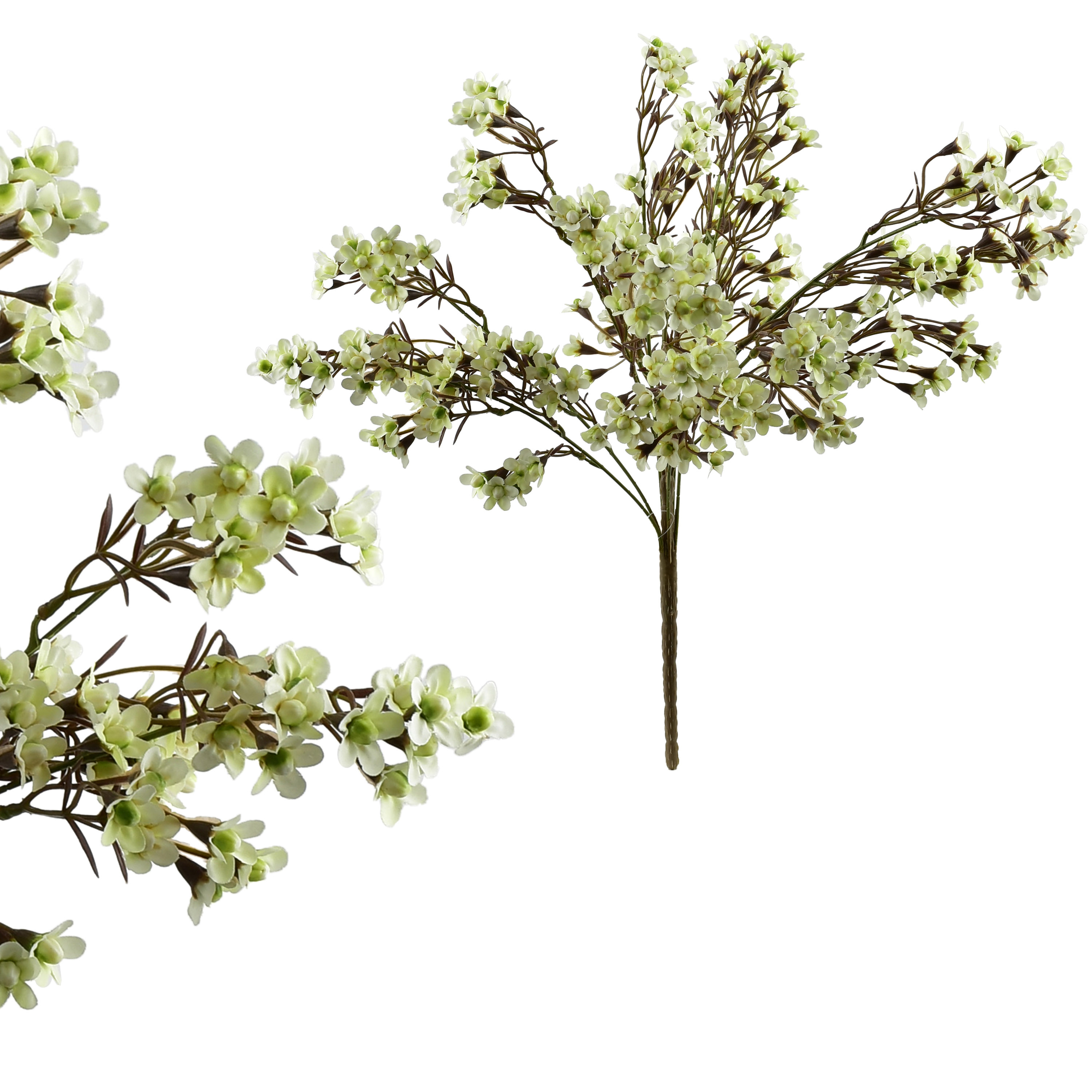 Tekokukka muovi Viridis Buketti 55cm valkoinen 1kpl