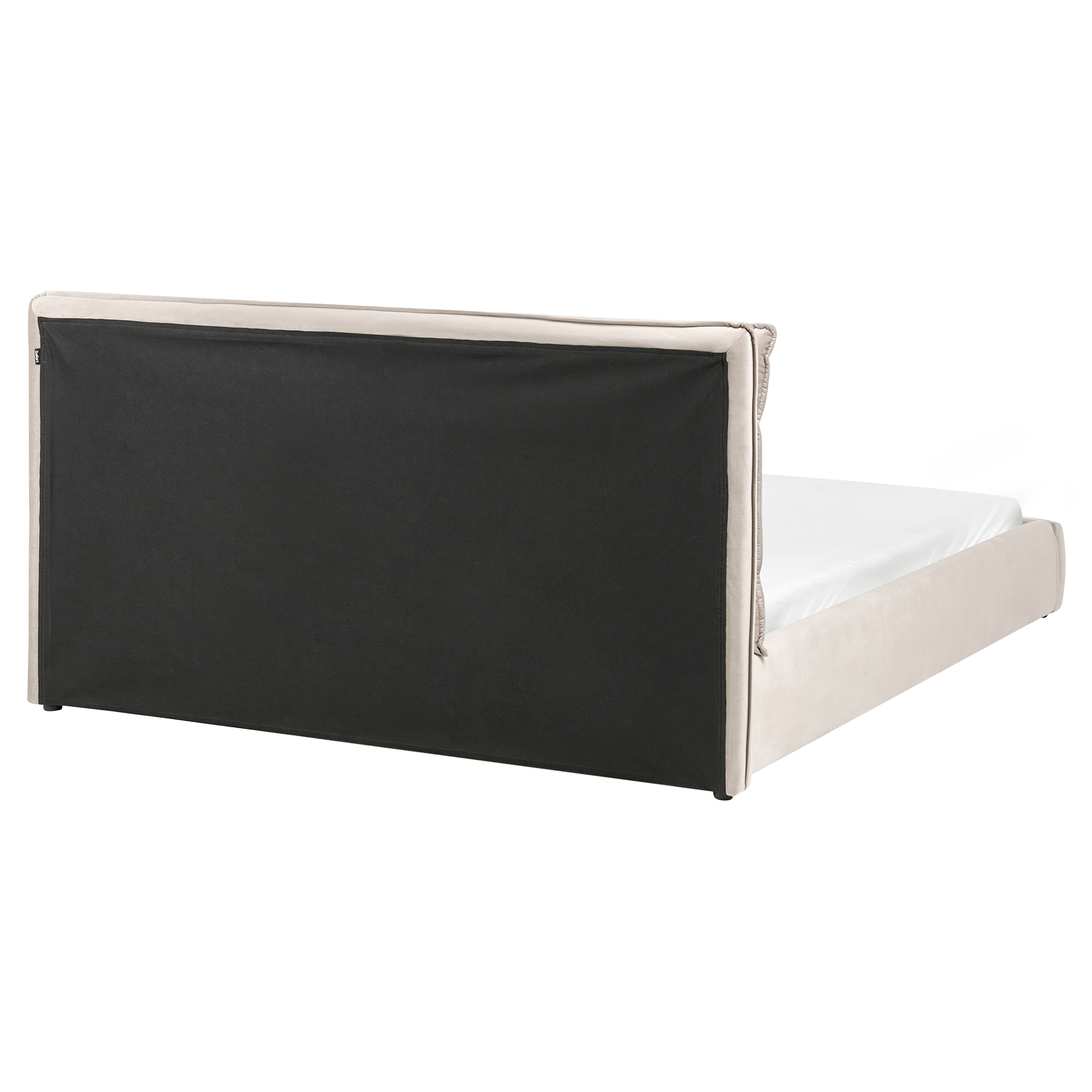 Vesisänky sametti BAJONNA 160 x 200 cm Ruskeanharmaa