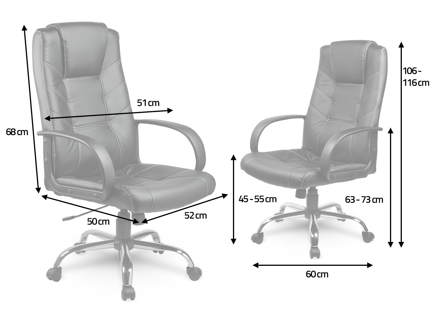 Sofotel EG-221 ruskea nahkainen toimistotuoli
