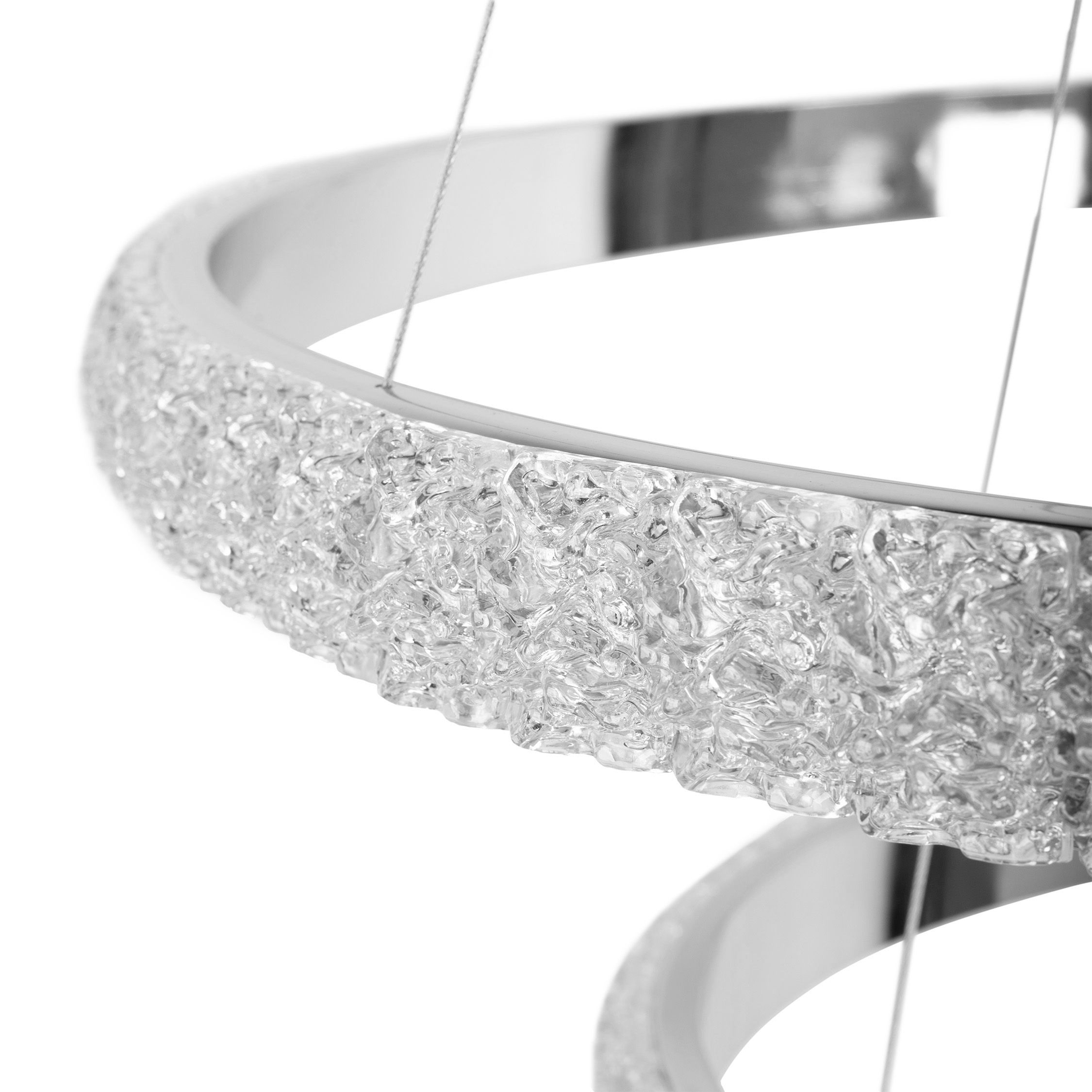 TOOLIGHT riippuva kattovalaisin LED G046-2CP kromi, 63x63x4cm