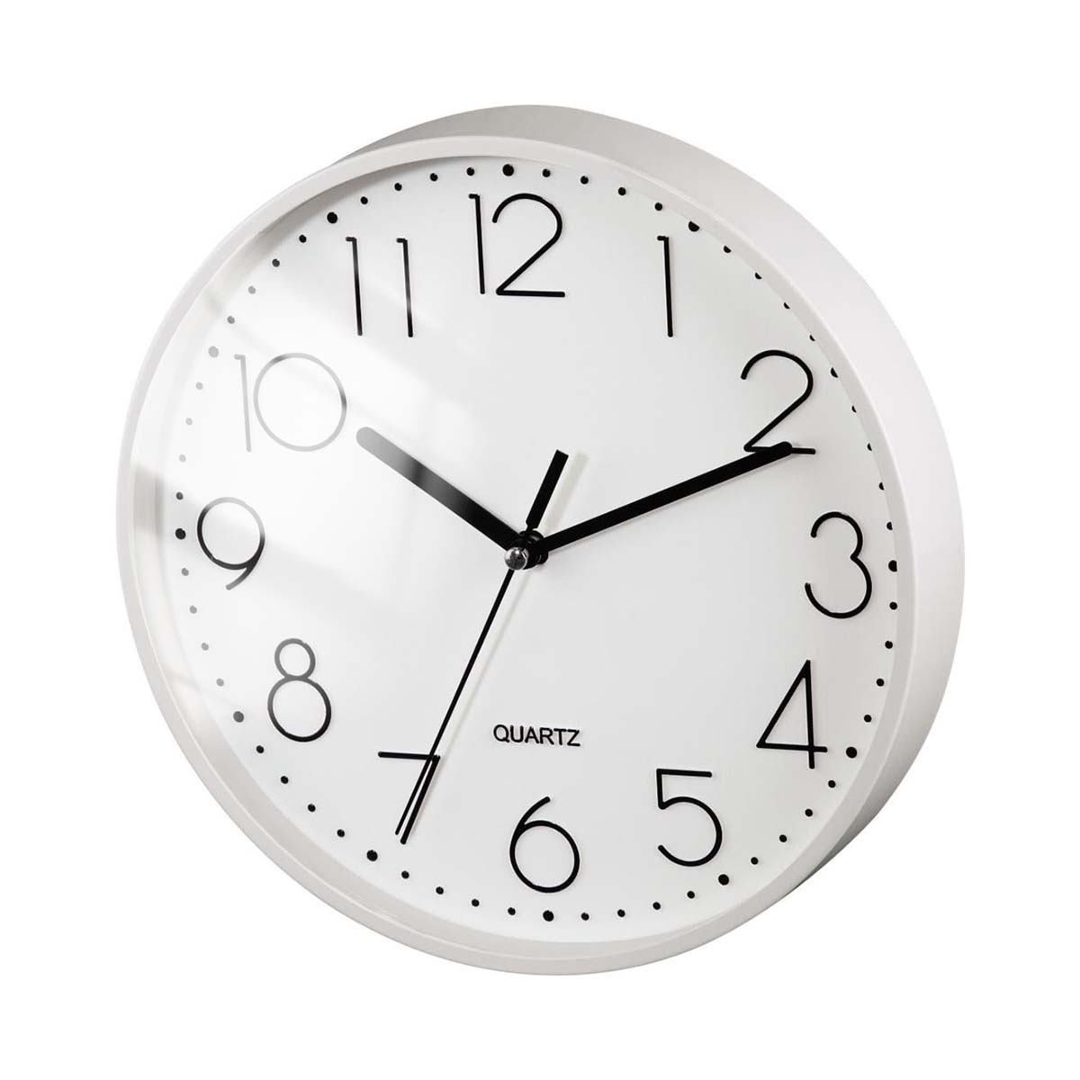 Hiljainen moderni seinäkello 26cm toimistoon tai olohuoneeseen