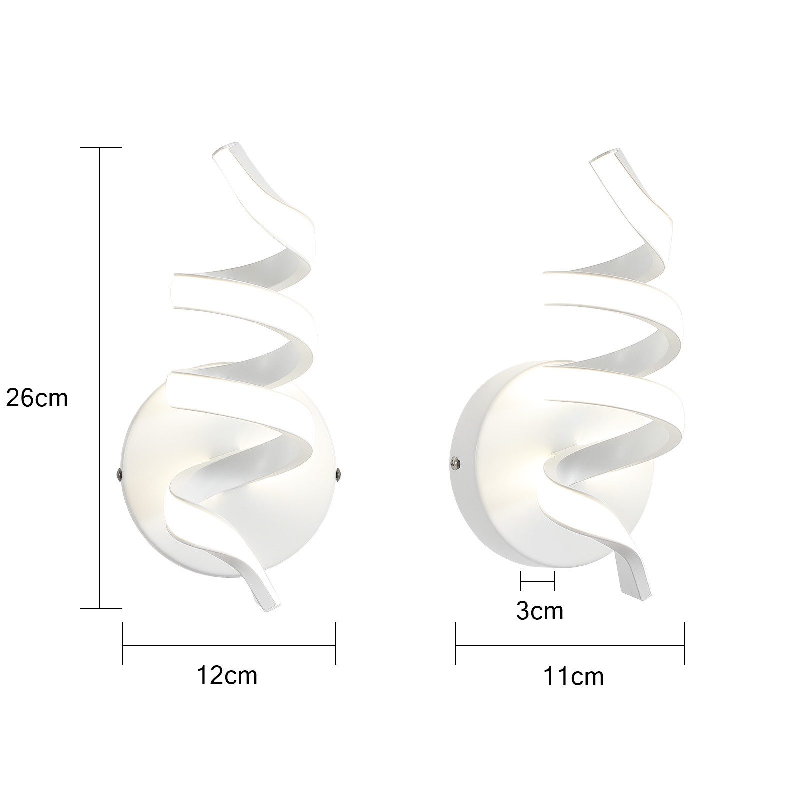 ZMH LED-seinävalaisin sisätiloihin, moderni seinävalaisin, 7W, olohuone