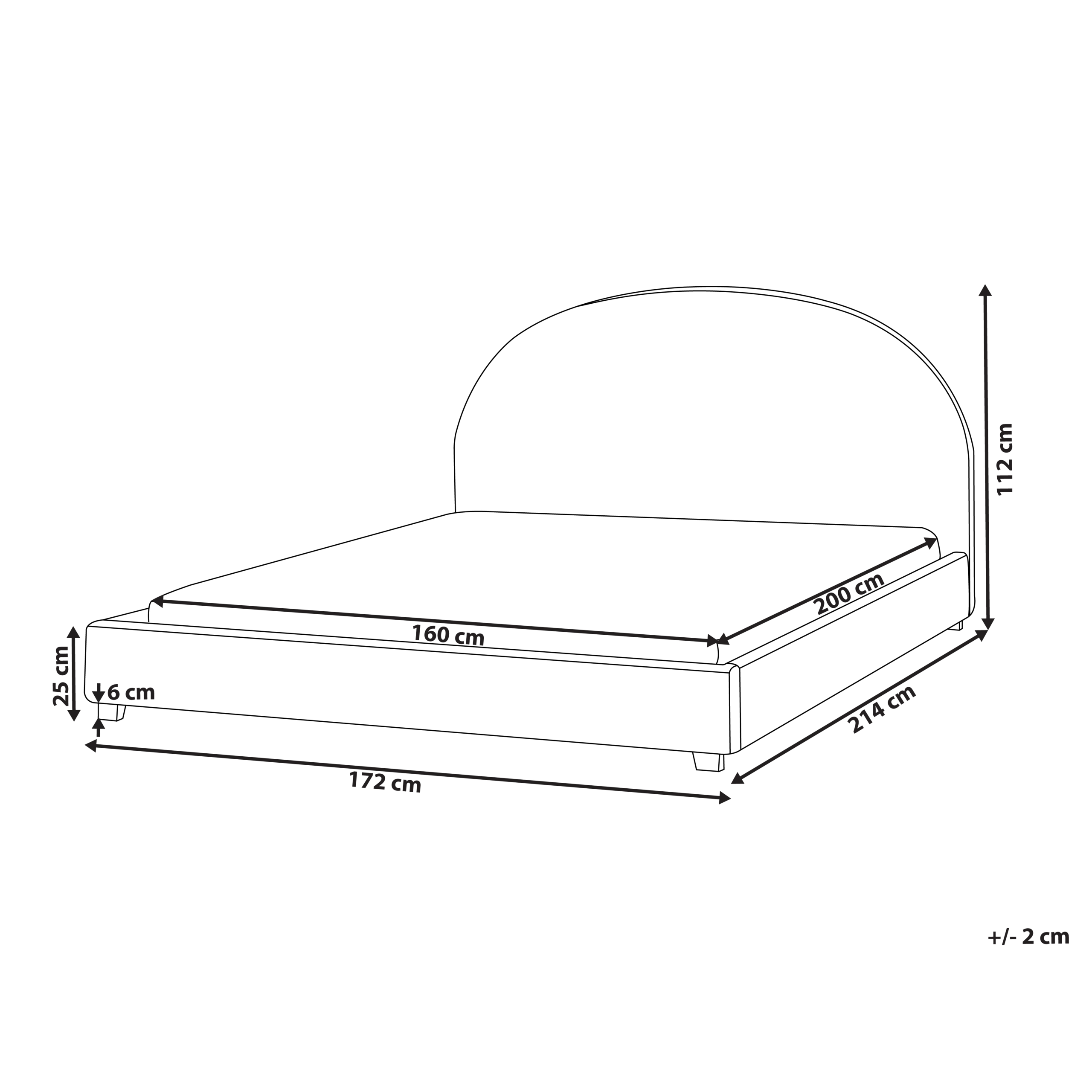 Vesisänky kangas VAUCLUSE 160 x 200 cm Vaaleanbeige
