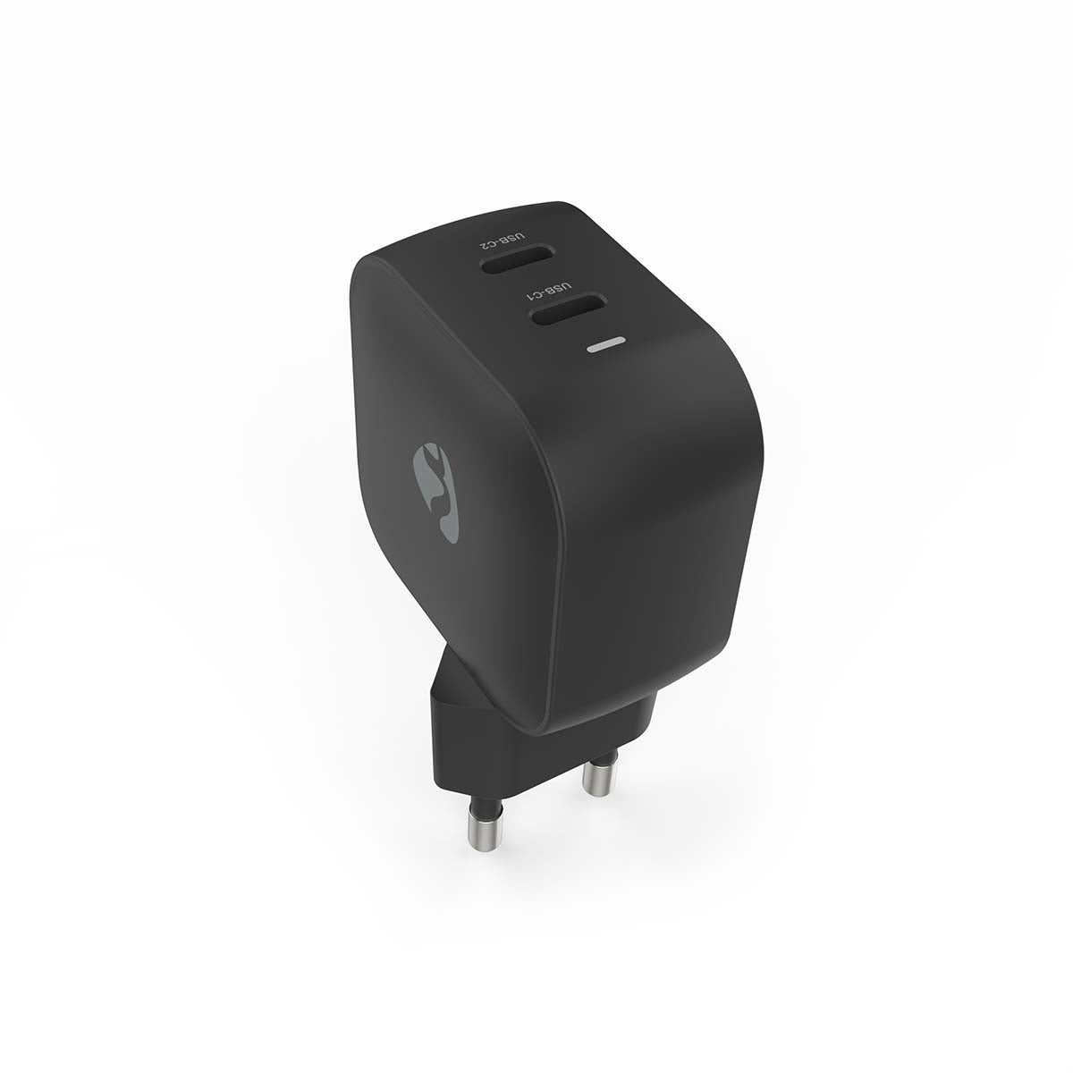 45 W GaN seinälaturi kahdella USB-C portilla pikalataukseen