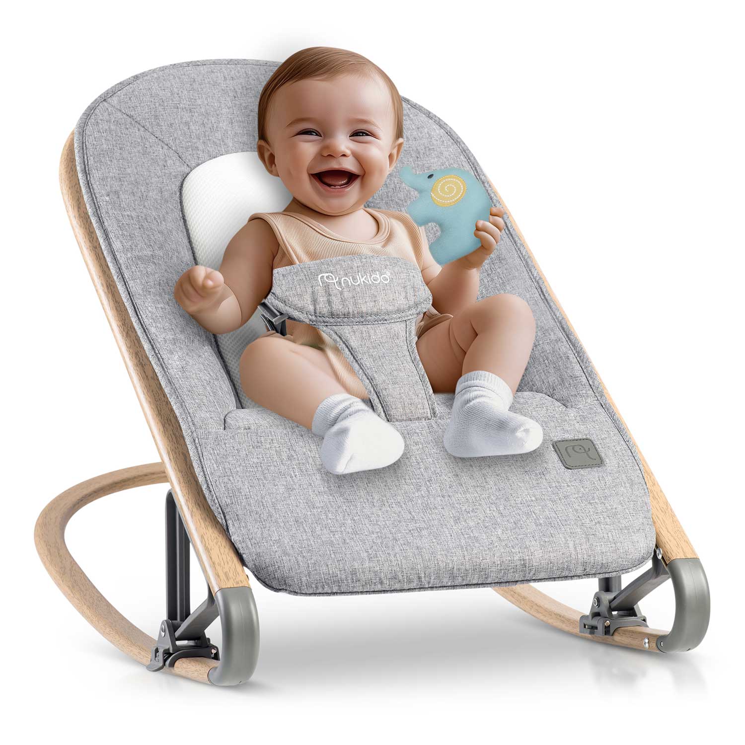 Nukido NK-53 sitteri leluilla – harmaa