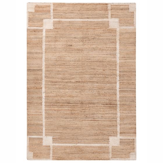 Matto GONDIA Vaaleanbeige 160 x 230 cm Juutti
