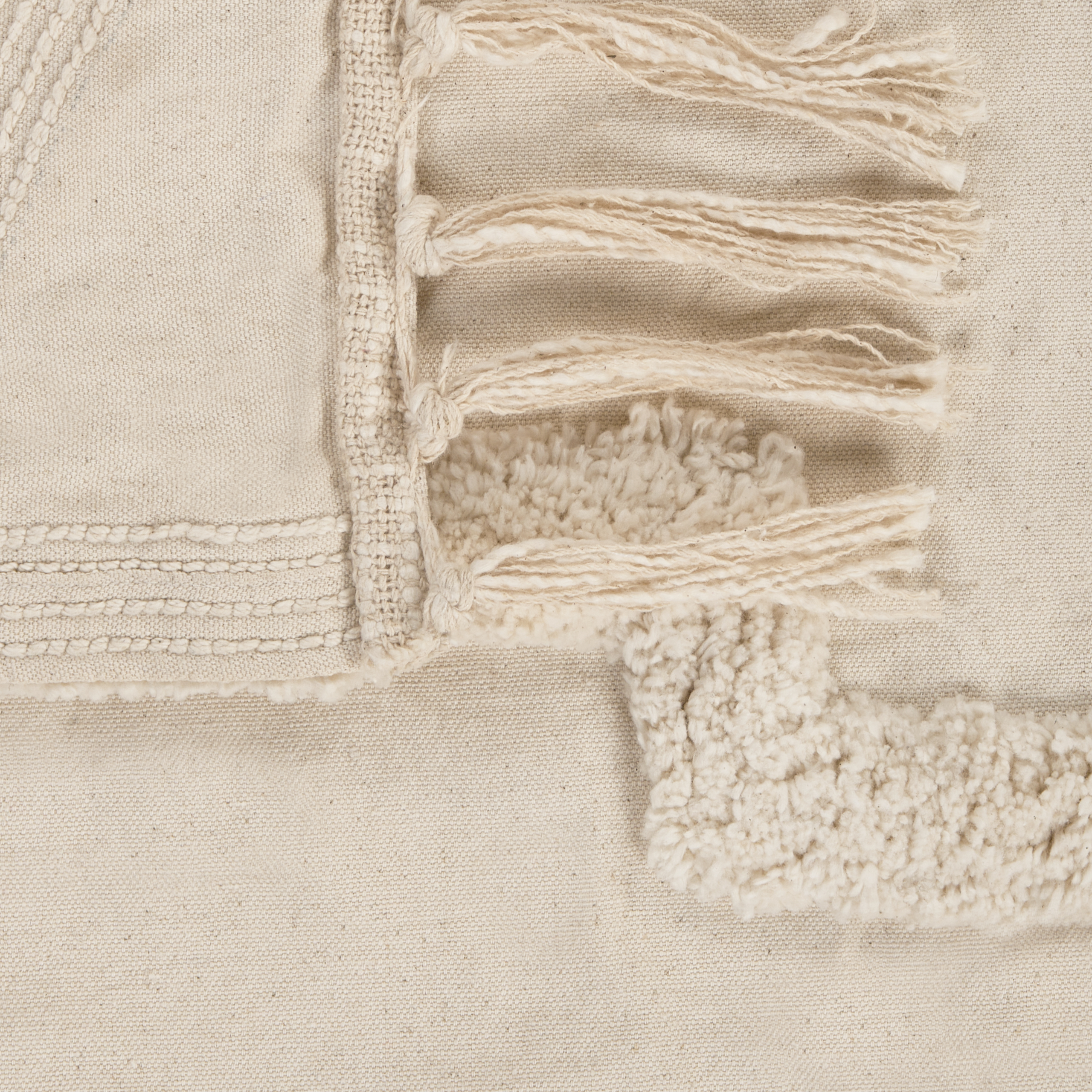Torkkupeitto CHACK Puuvilla 190 x 190 cm Beige