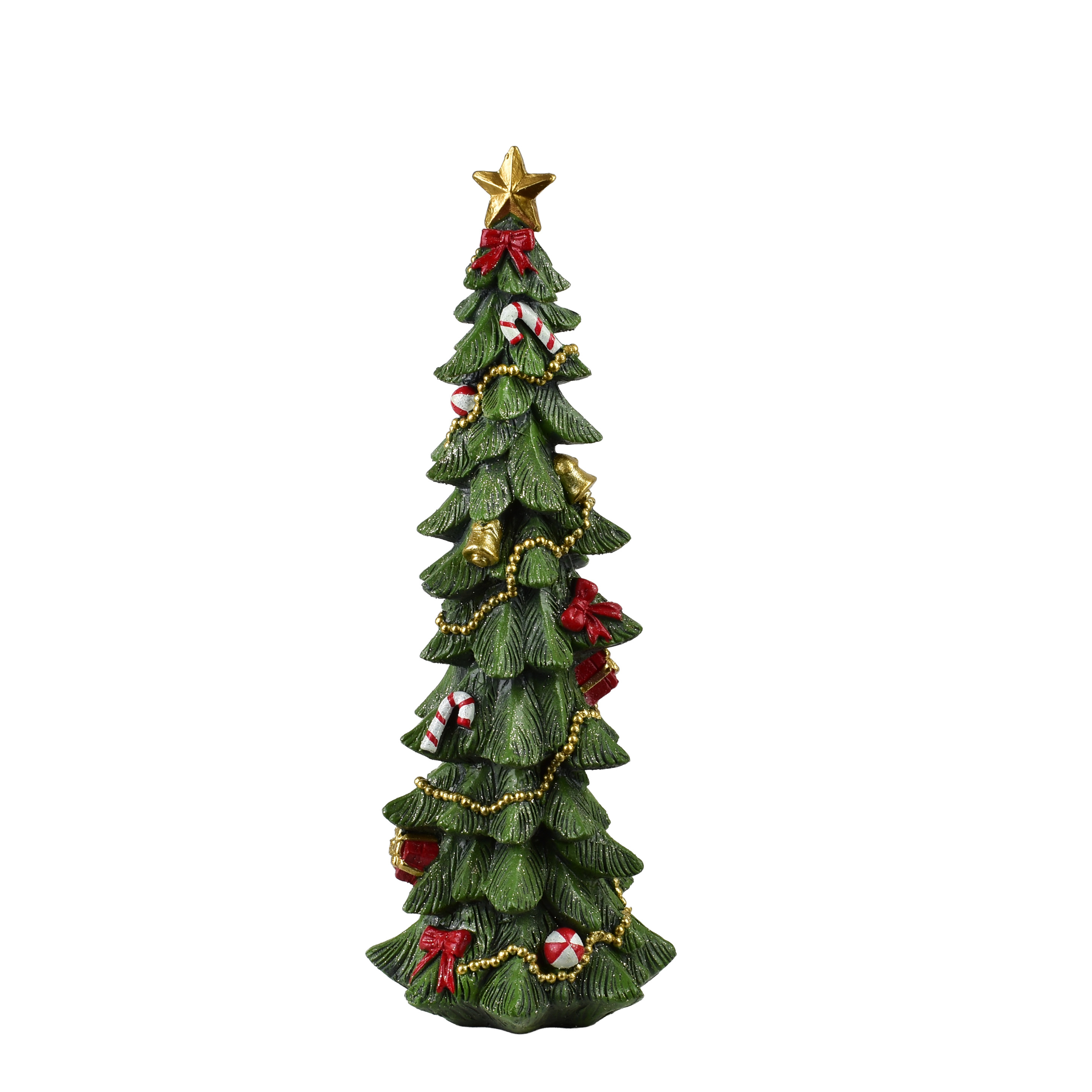 Joulukuusifiguuri SANTA LILA vihreä 16x14x45, 5 cm