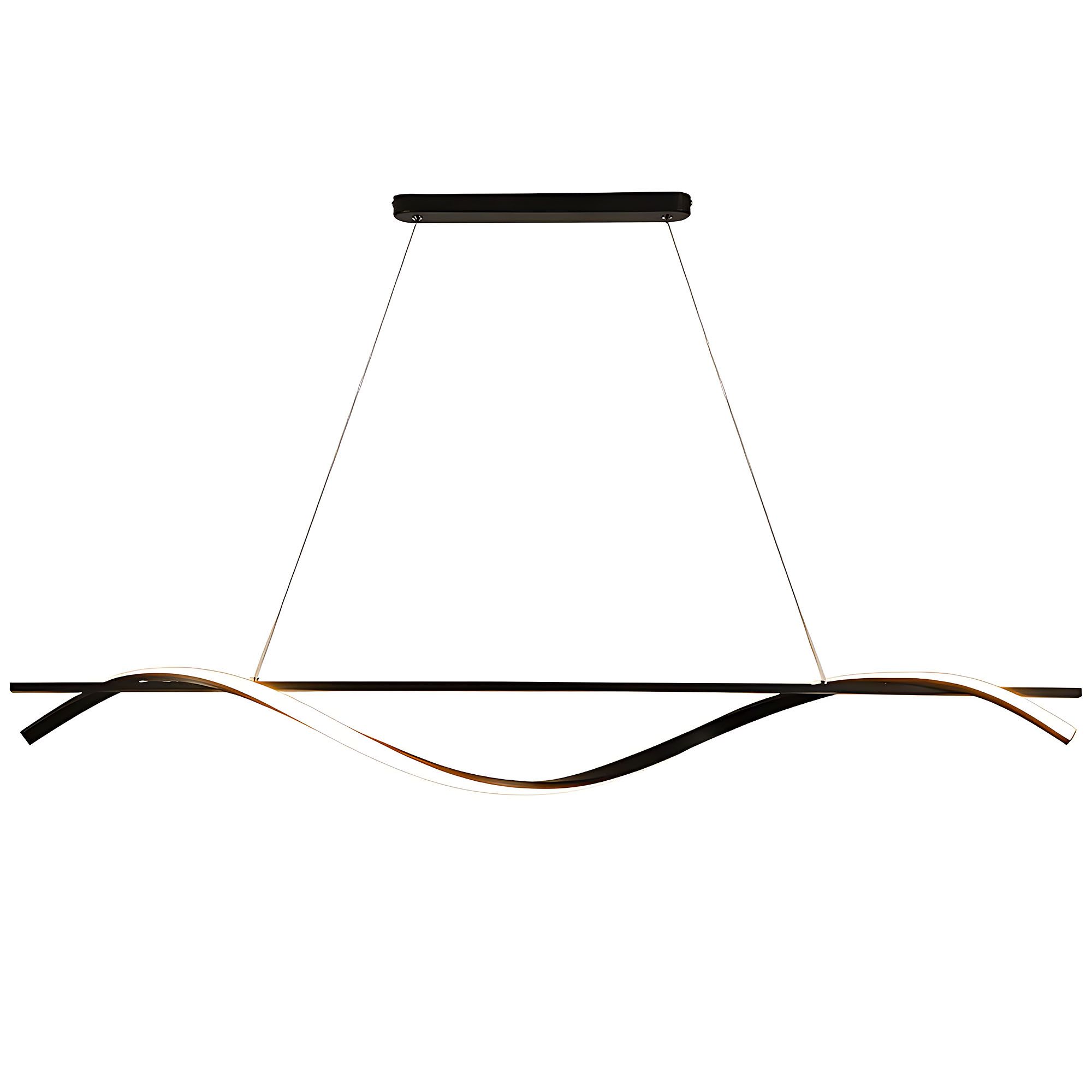 TOOLIGHT riippuvalaisin LHJ019-CP musta, 120x20x40cm
