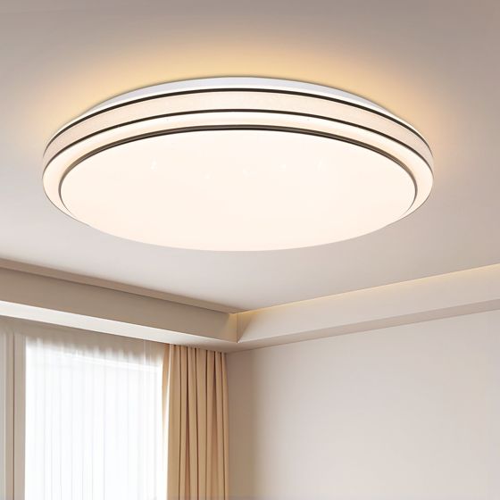 NETTLIFE LED - kattovalaisin, makuuhuoneeseen - halkaisija, 27 cm, tähtitaivasvalaisin 12W lämmin Valkoinen lamppu, moderni