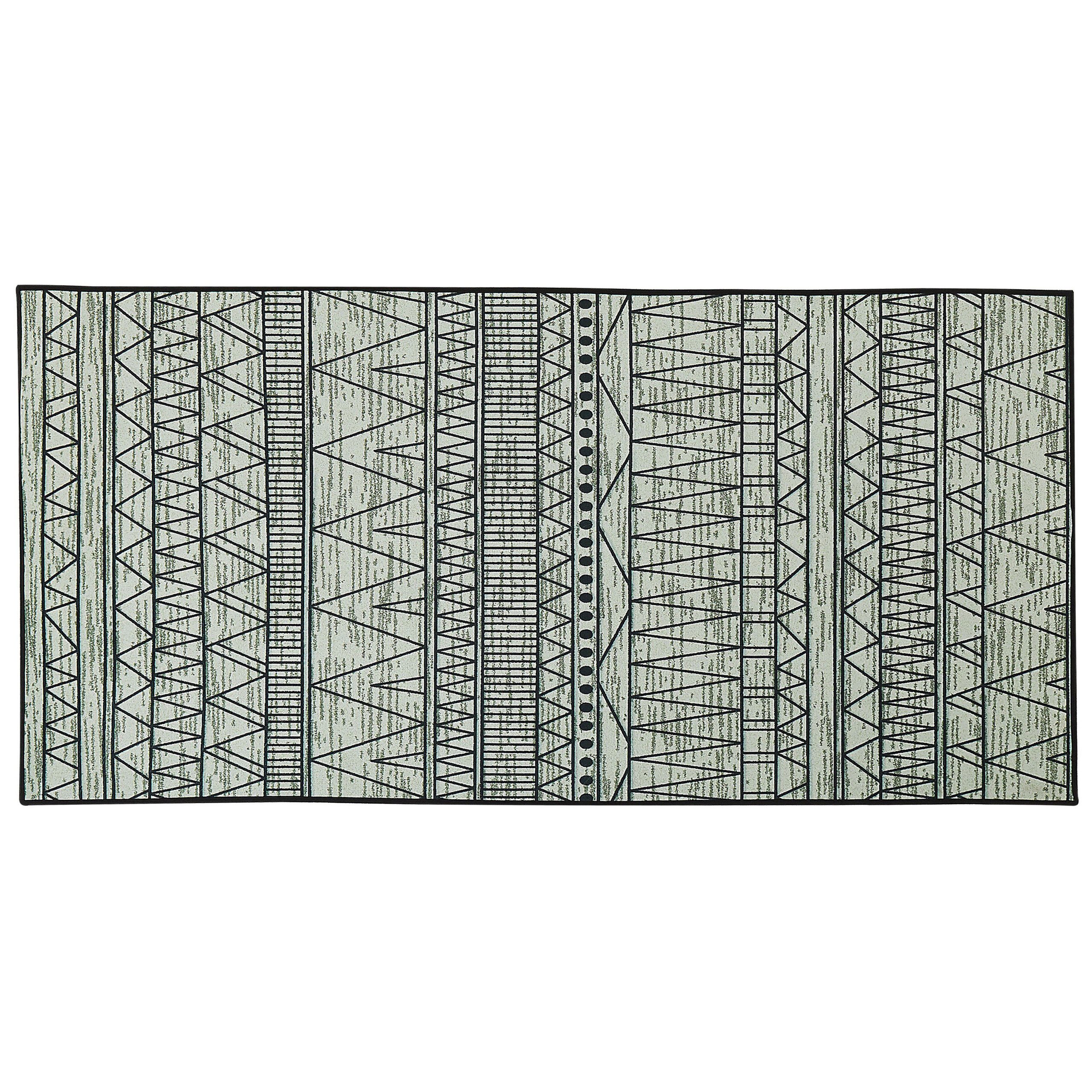 Matto KEBAN Musta 80 x 150 cm